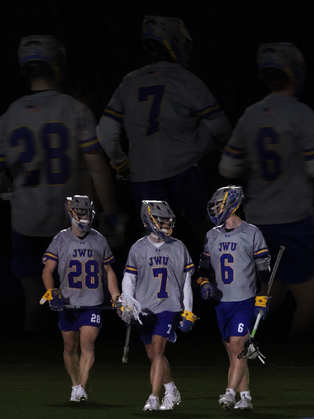 Johnson & Wales Men's Lacrosse 
(Photographed by Marley Nicini)