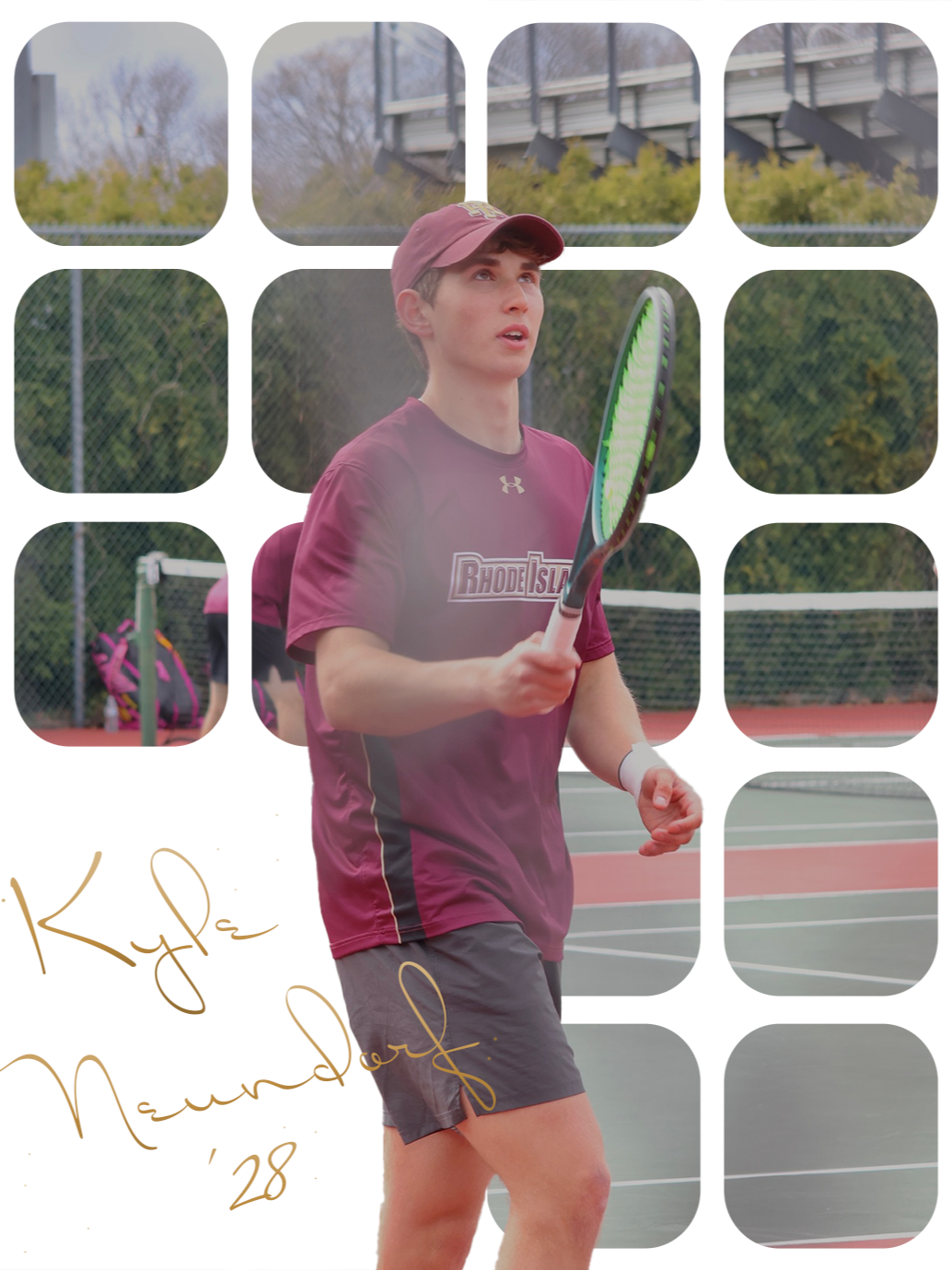 Rhode Island College Men's Tennis
(Photographed by Marley Nicini)