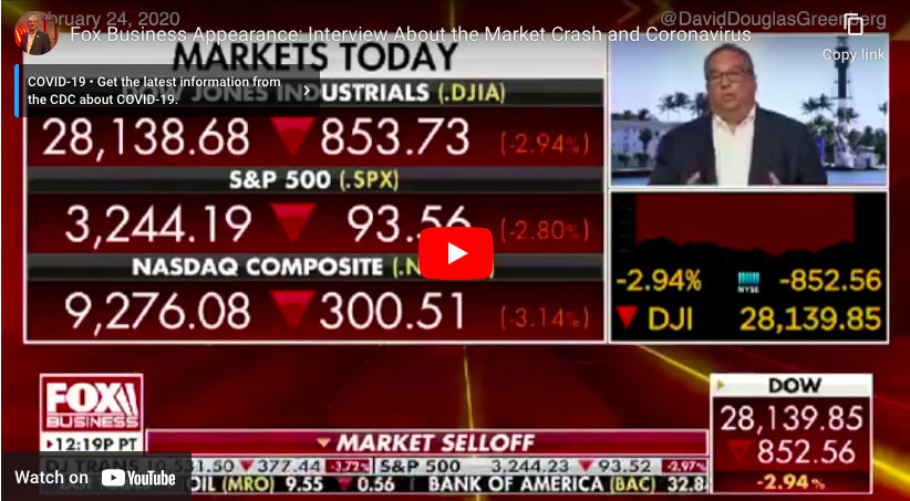 Fox Business Appearance: Interview About the Market Crash and Coronavirus</a>