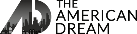 Logo with a stylized city skyline inside a circular emblem and the text 'The American Dream' beside it.