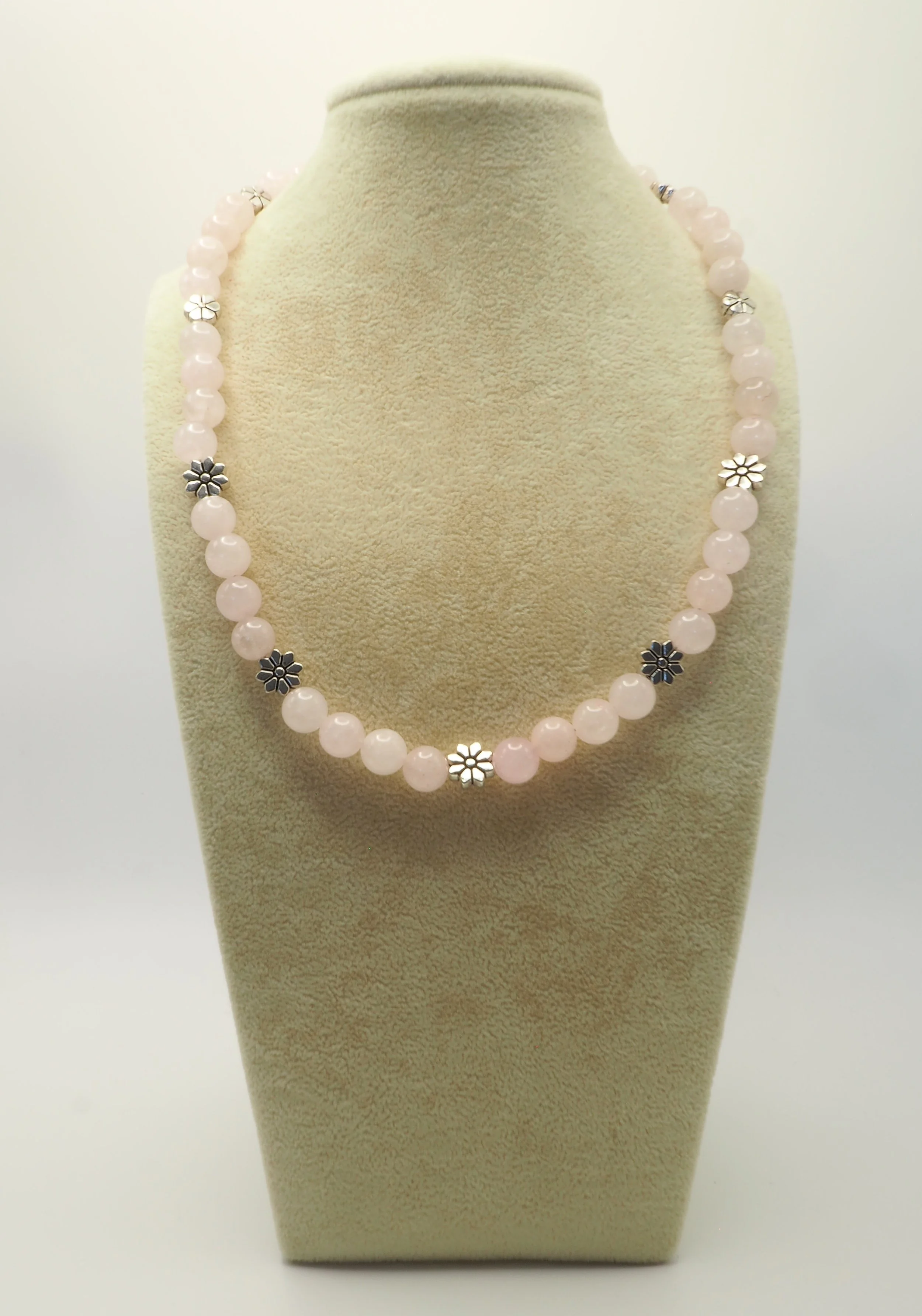 Rose Quartz with flower spacer2.JPG