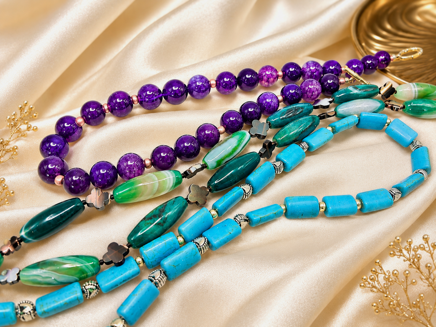 The Psychology of Blue, Purple, and Green Jewelry