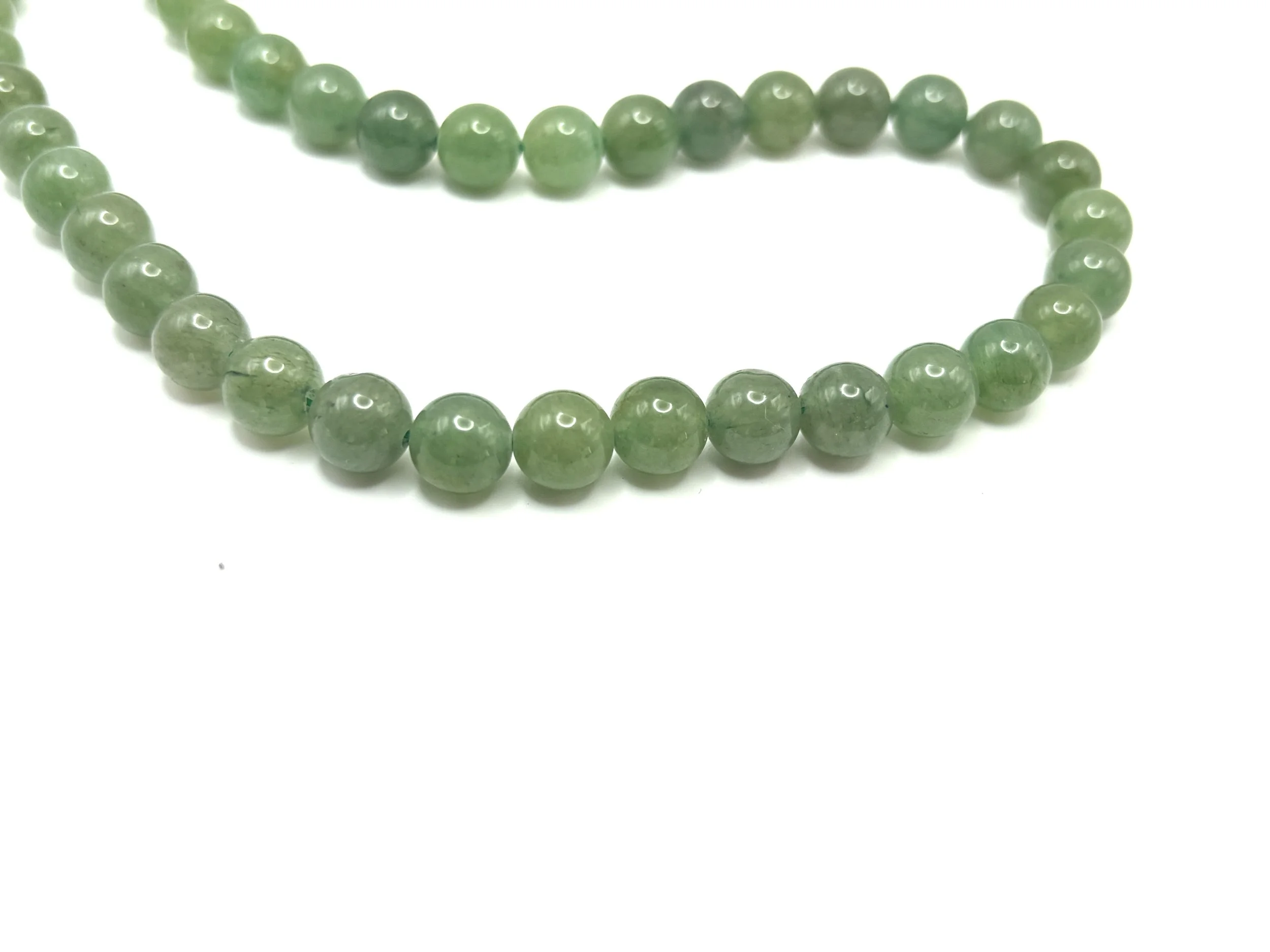 Green Agate Beads 8mm
