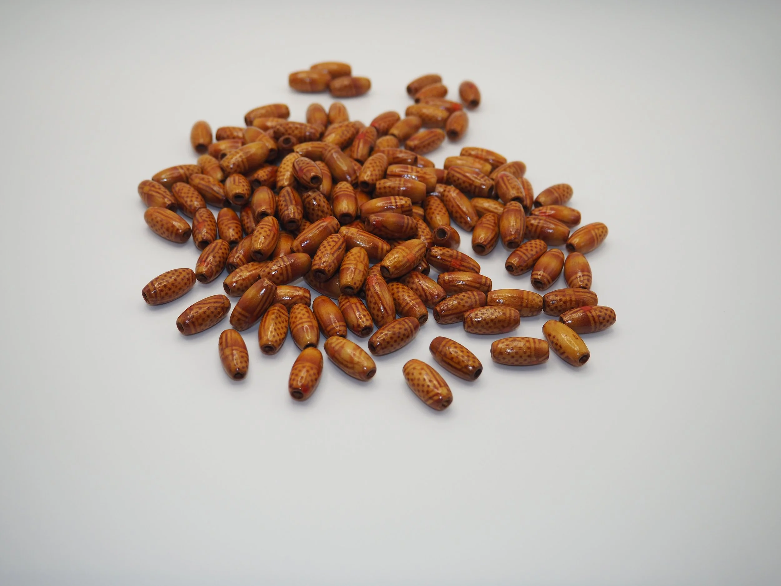 Wood Bead, Walnut Rice Bead