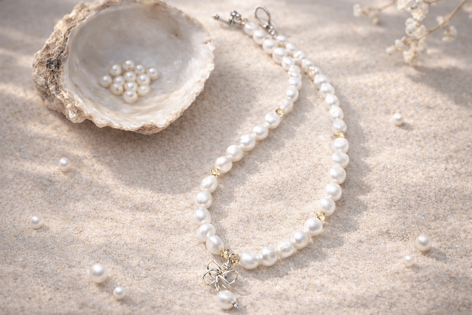 Timeless Pearl Choker Necklace - Bridal Elegance