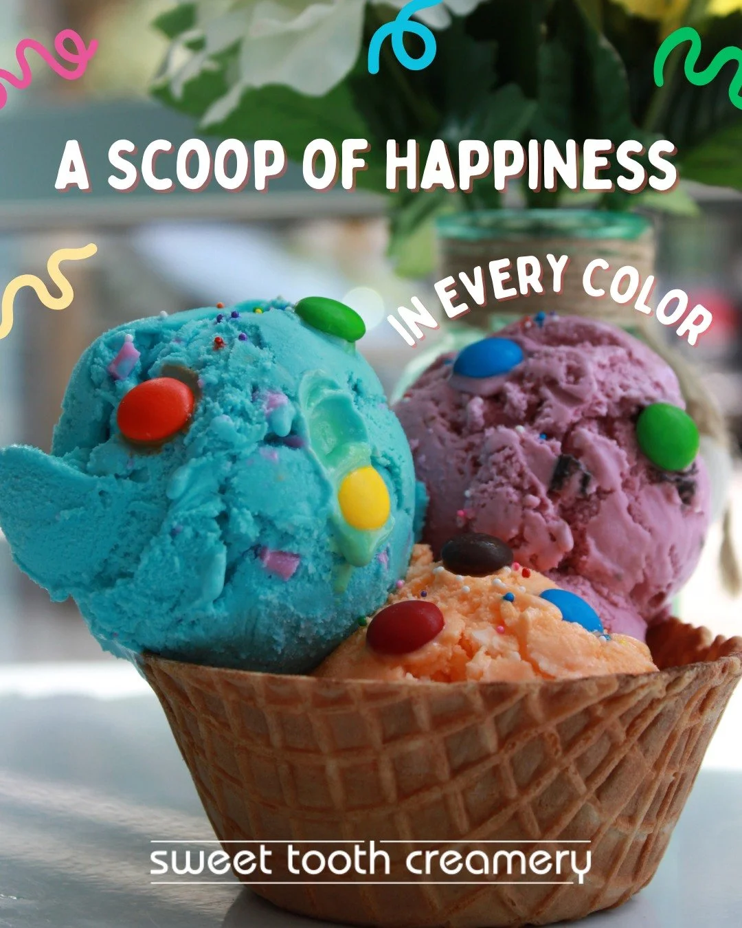 This trio of flavors is a reminder that happiness comes in many colors&mdash;and sometimes, all in one bowl!
👉 Which scoop are you diving into first? 💙💜🧡

Come treat yourself today&mdash;your perfect scoop is waiting!

#IceCreamLovers #ScoopOfJoy