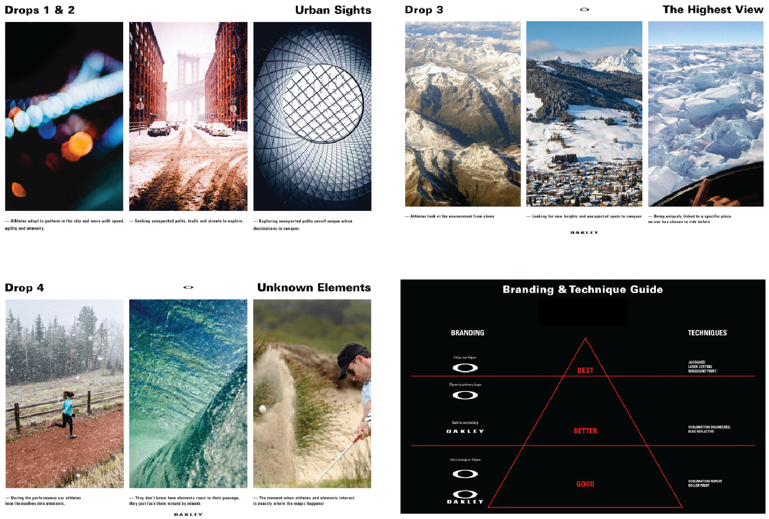 Oakley / Seasonal Graphic Inspo + Branding Guide