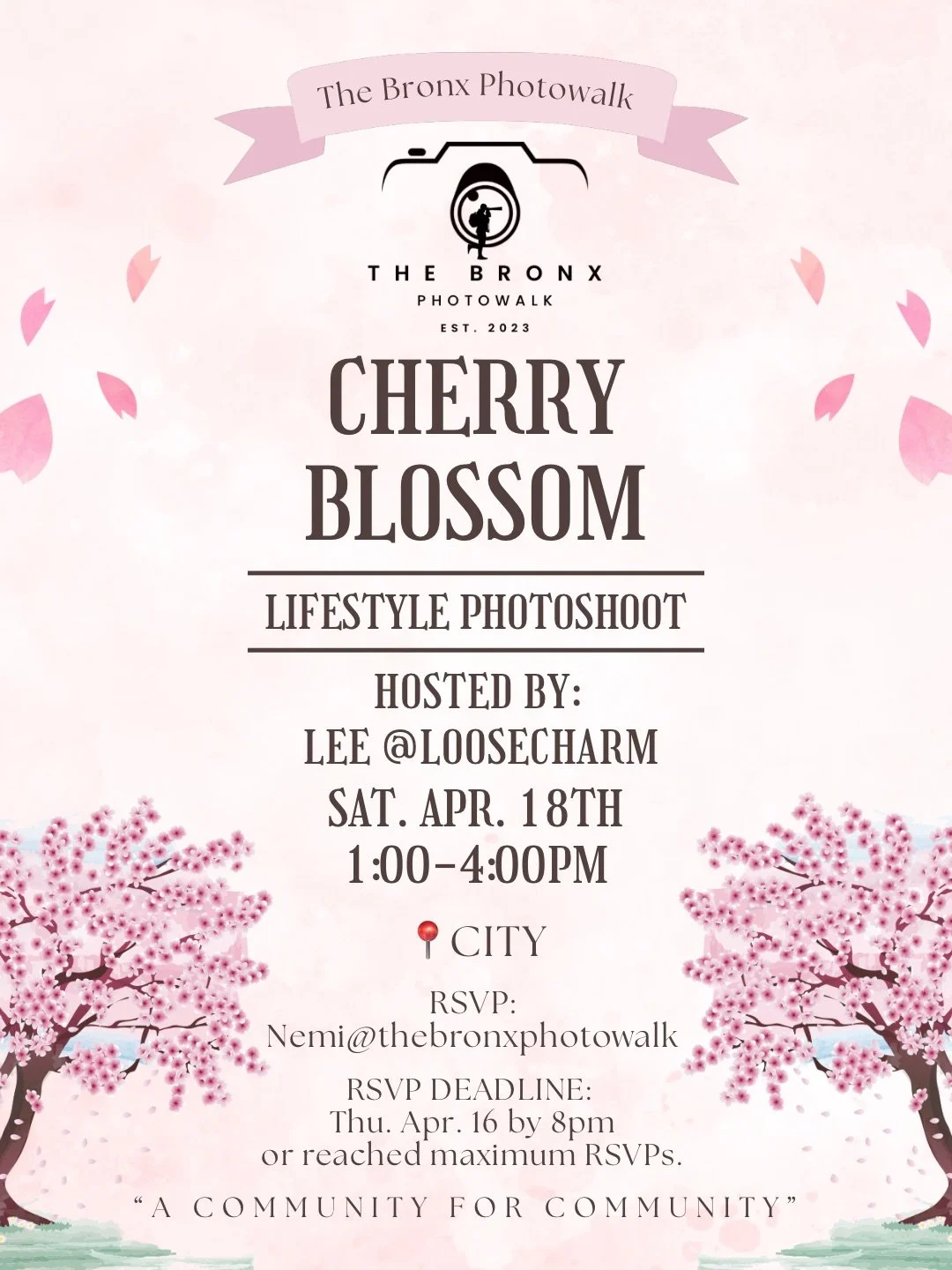 Cherry Blossom - Lifestyle Photoshoot