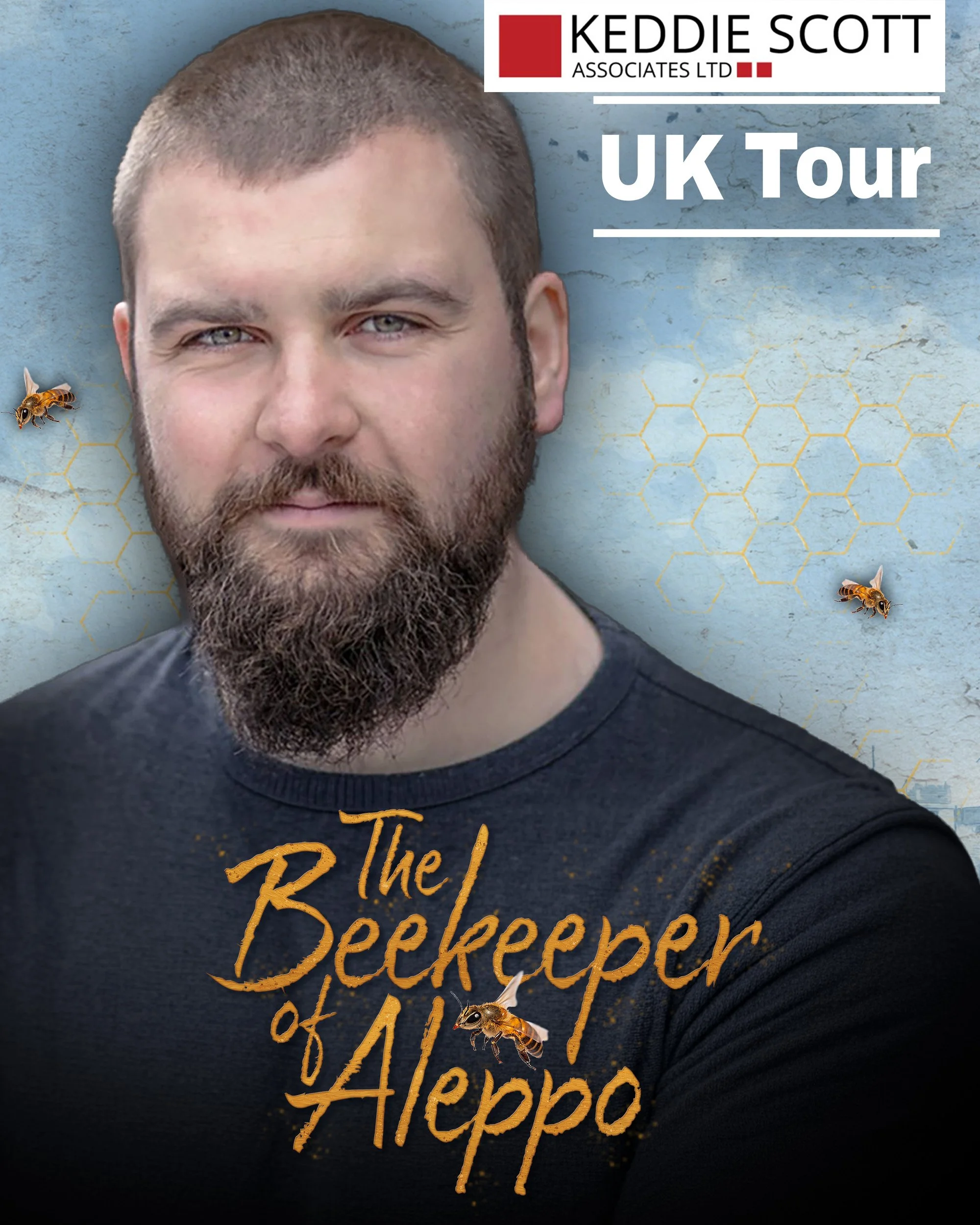 Kiel O’Shea is the fight director on the UK tour of The Beekeeper of Aleppo