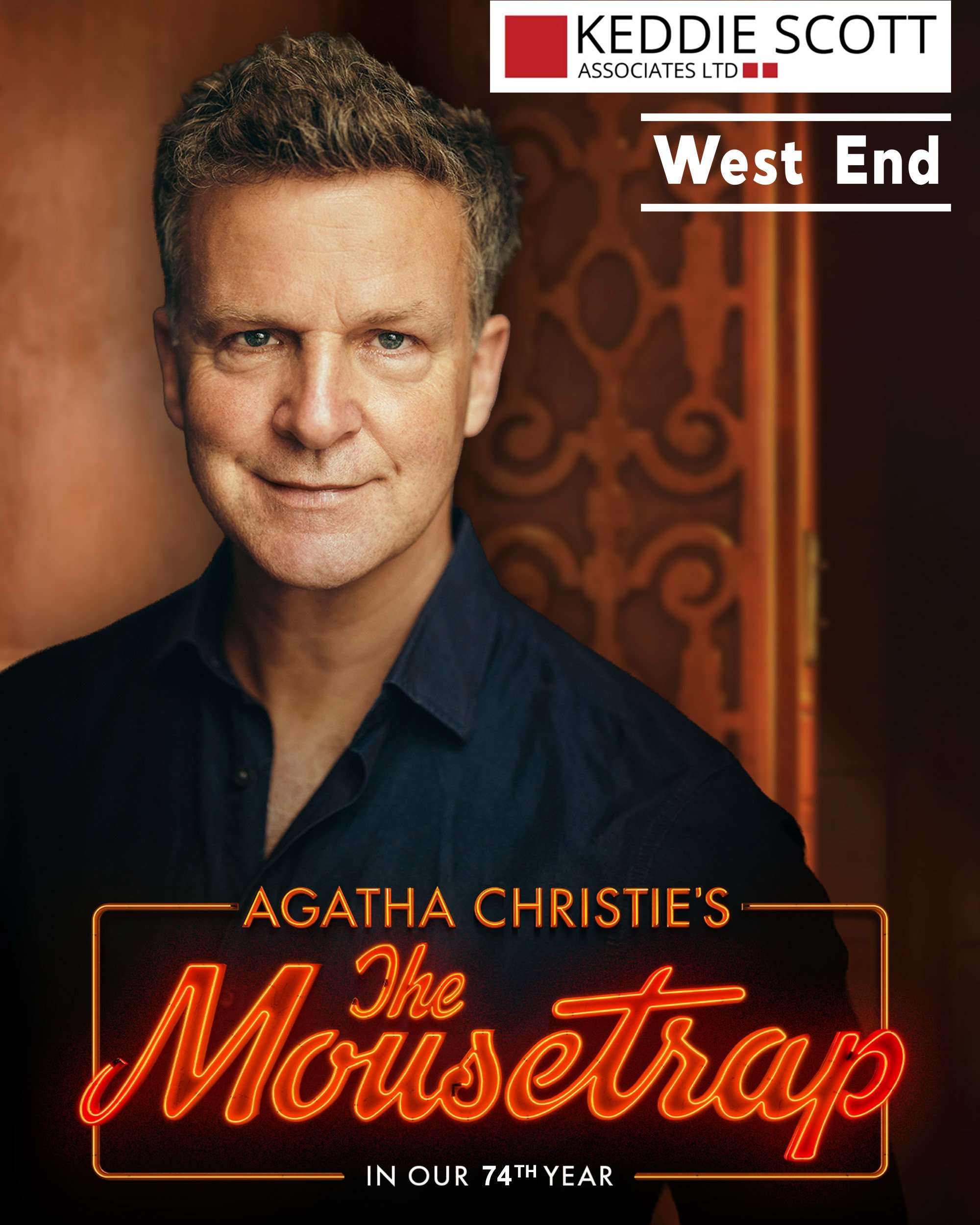 Dugald Bruce-Lockhart joins the new West End cast of The Mousetrap