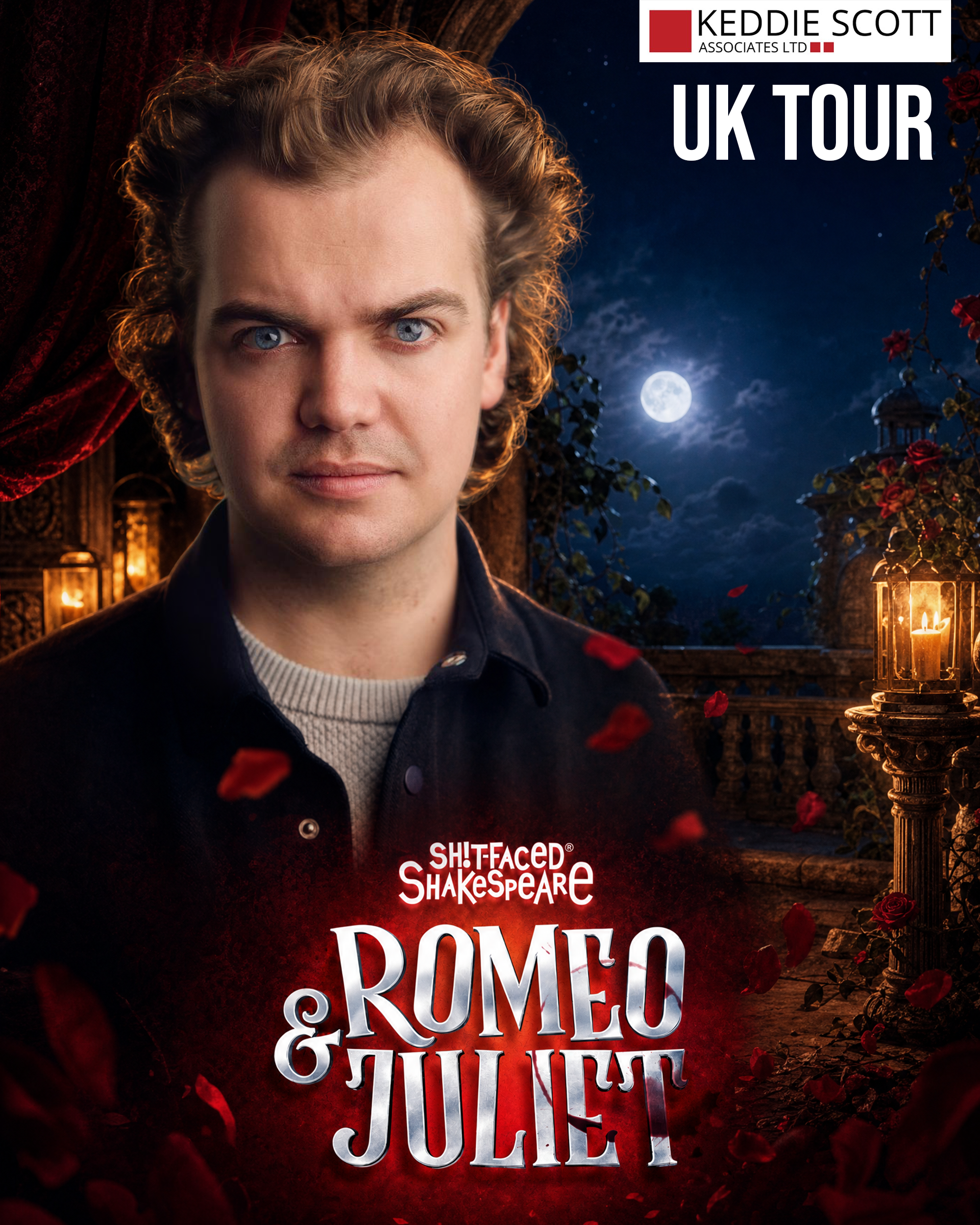 Josh Bryant-Jones takes on Romeo and Tybalt/Capulet in Sh!t-faced Shakespeare: Romeo and Juliet