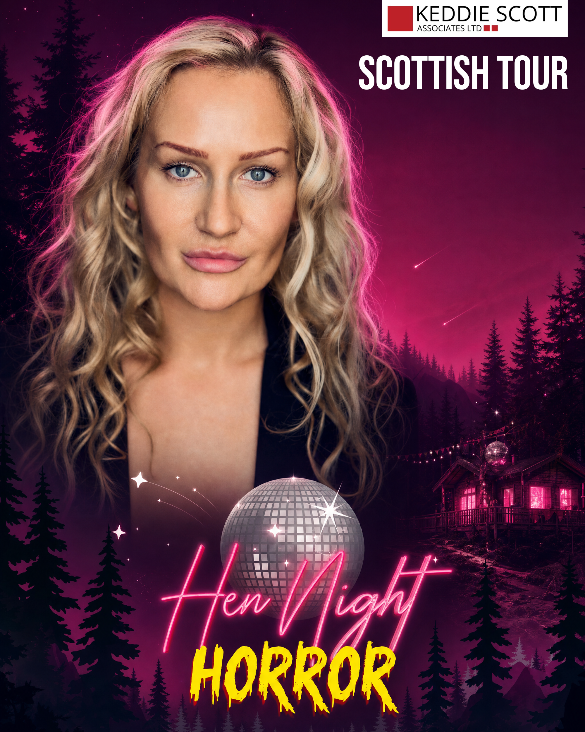 Hannah Howie takes on the role of Amanda in the Scottish tour of Hen Night Horror