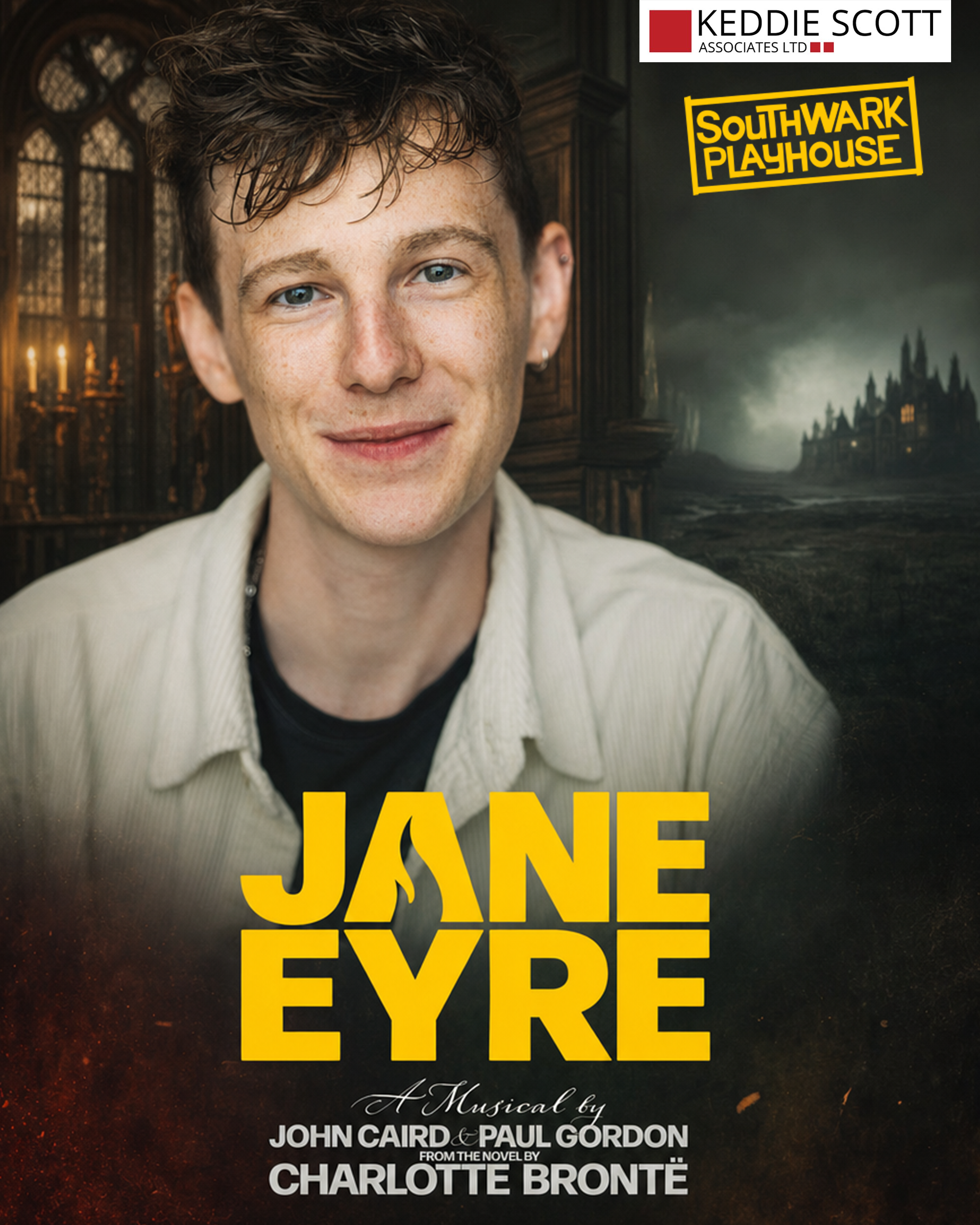 Connor Wood joins Jane Eyre at Southwark Playhouse as Young John Reed and the Vicar