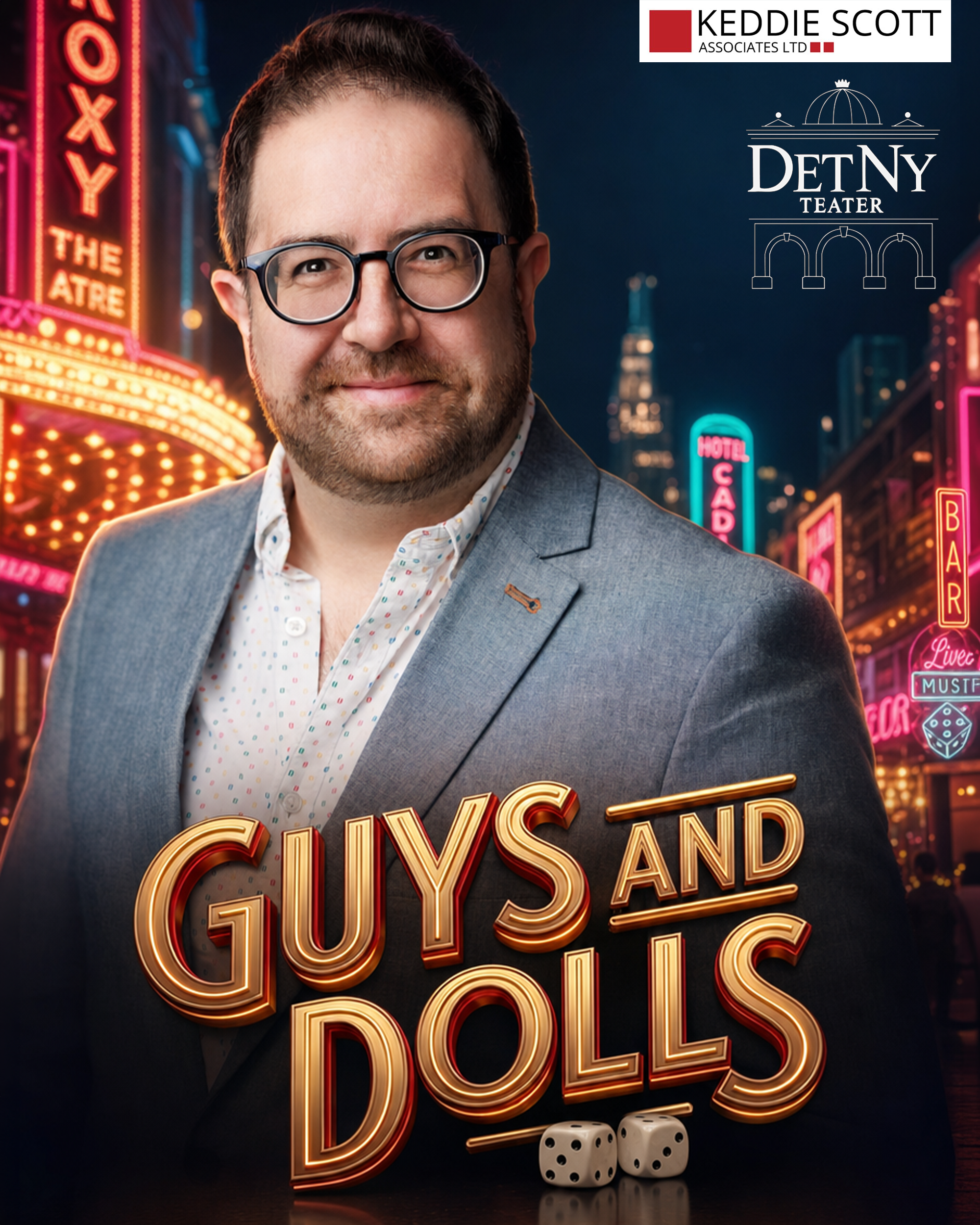 Michael Webborn takes the baton as Musical Director and Supervisor on Guys &amp; Dolls at Det Ny Teater
