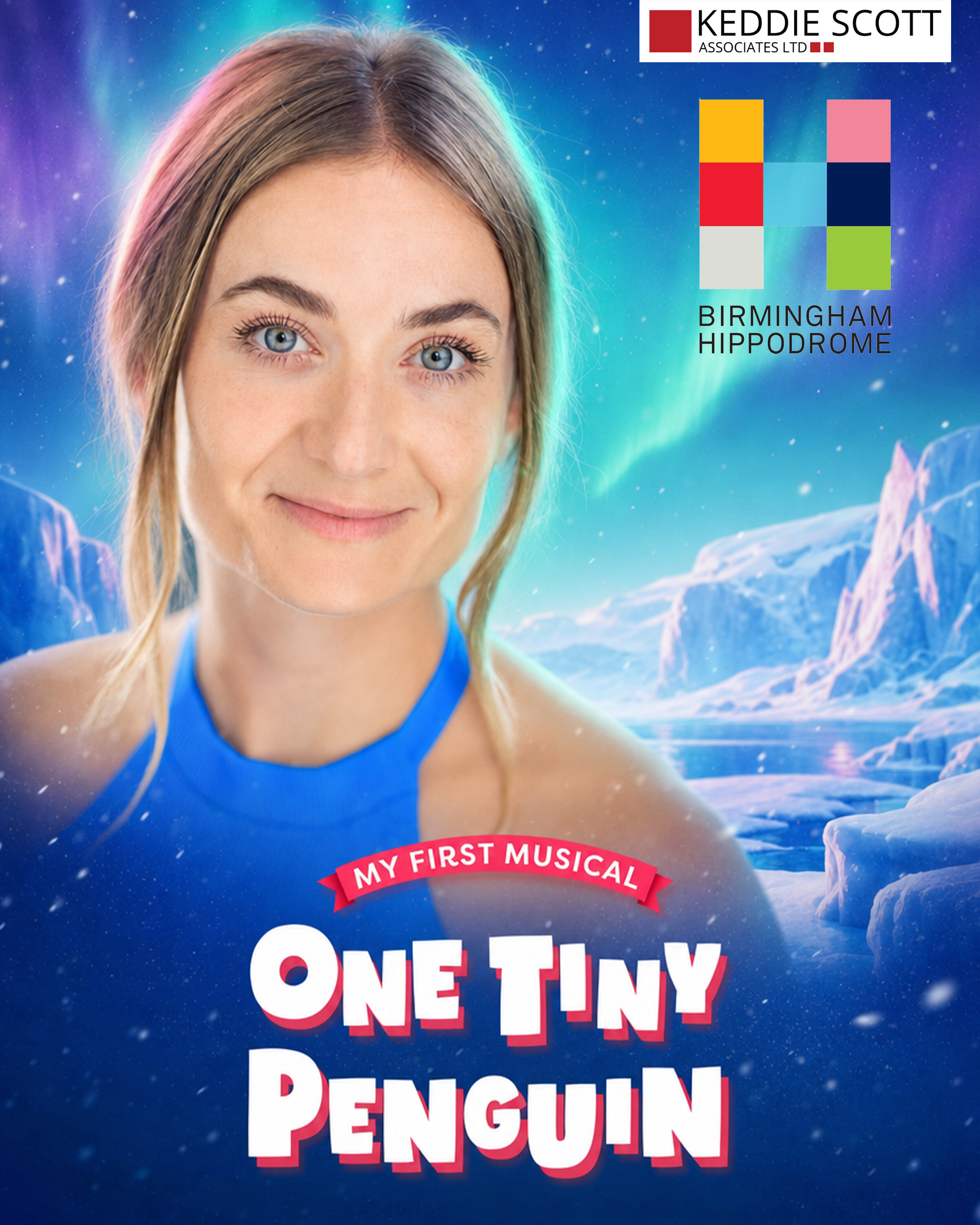 Sarah Palmer lands the role of Eira/Killer Whale in One Tiny Penguin at Birmingham Hippodrome
