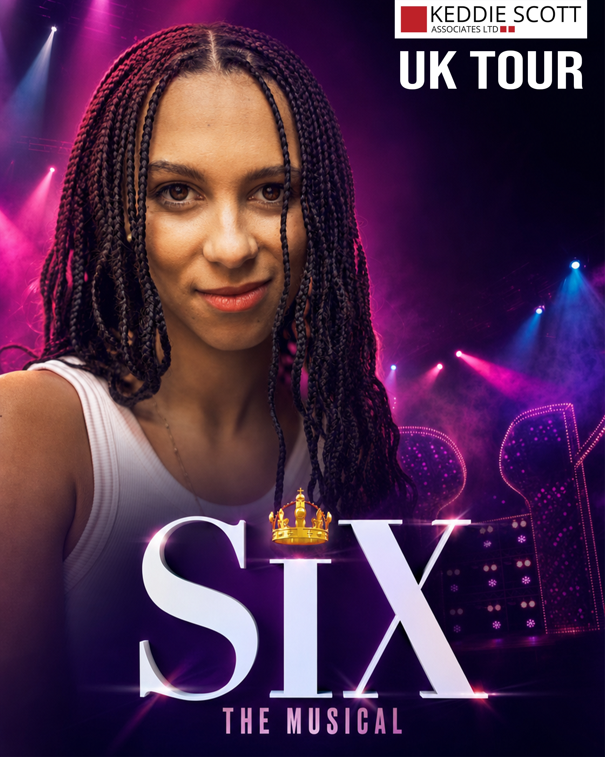 Amena El-Kindy takes on the role of Katherine Parr in the UK and International Tour of SIX