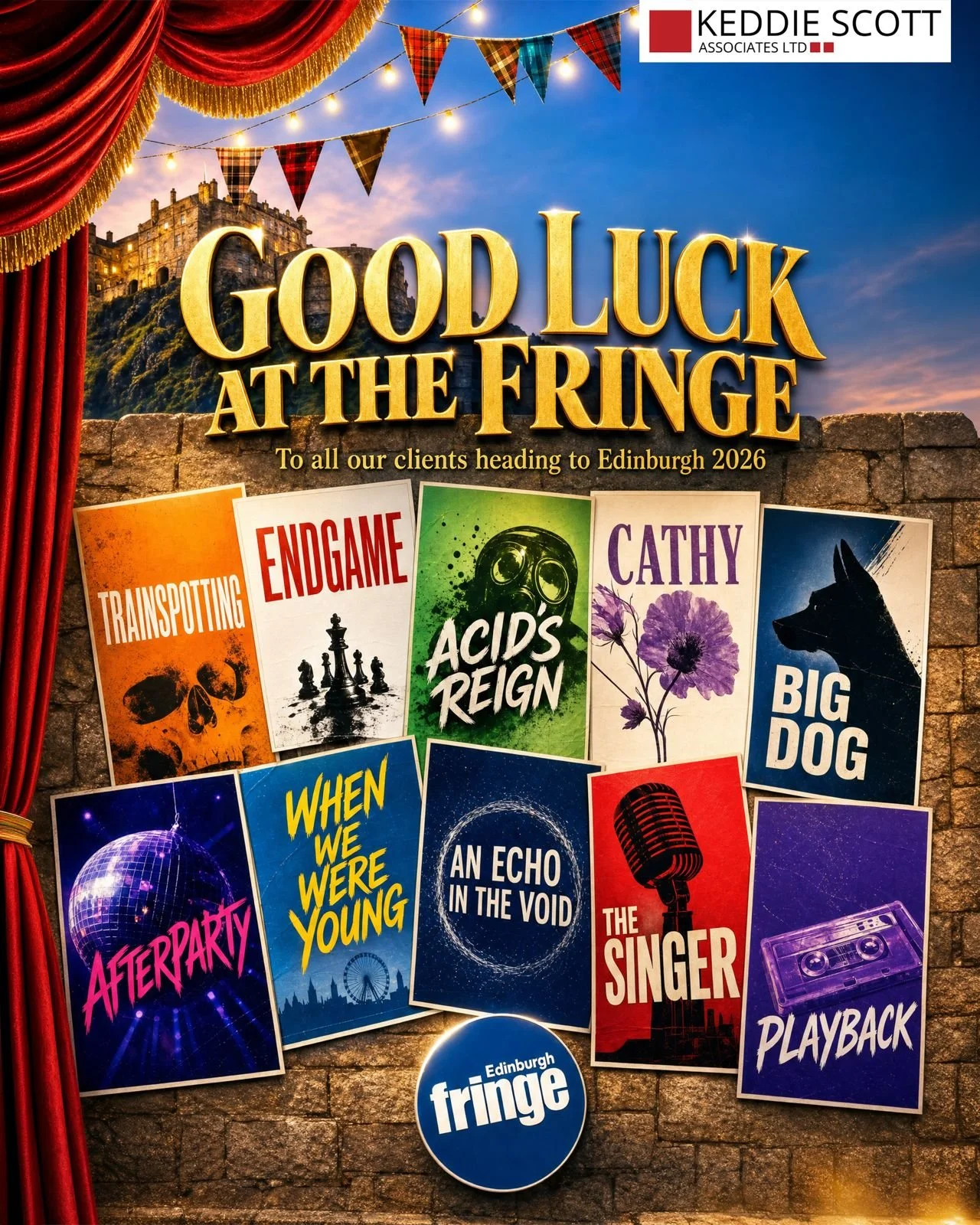 KSA clients take to the stage this Edinburgh Fringe