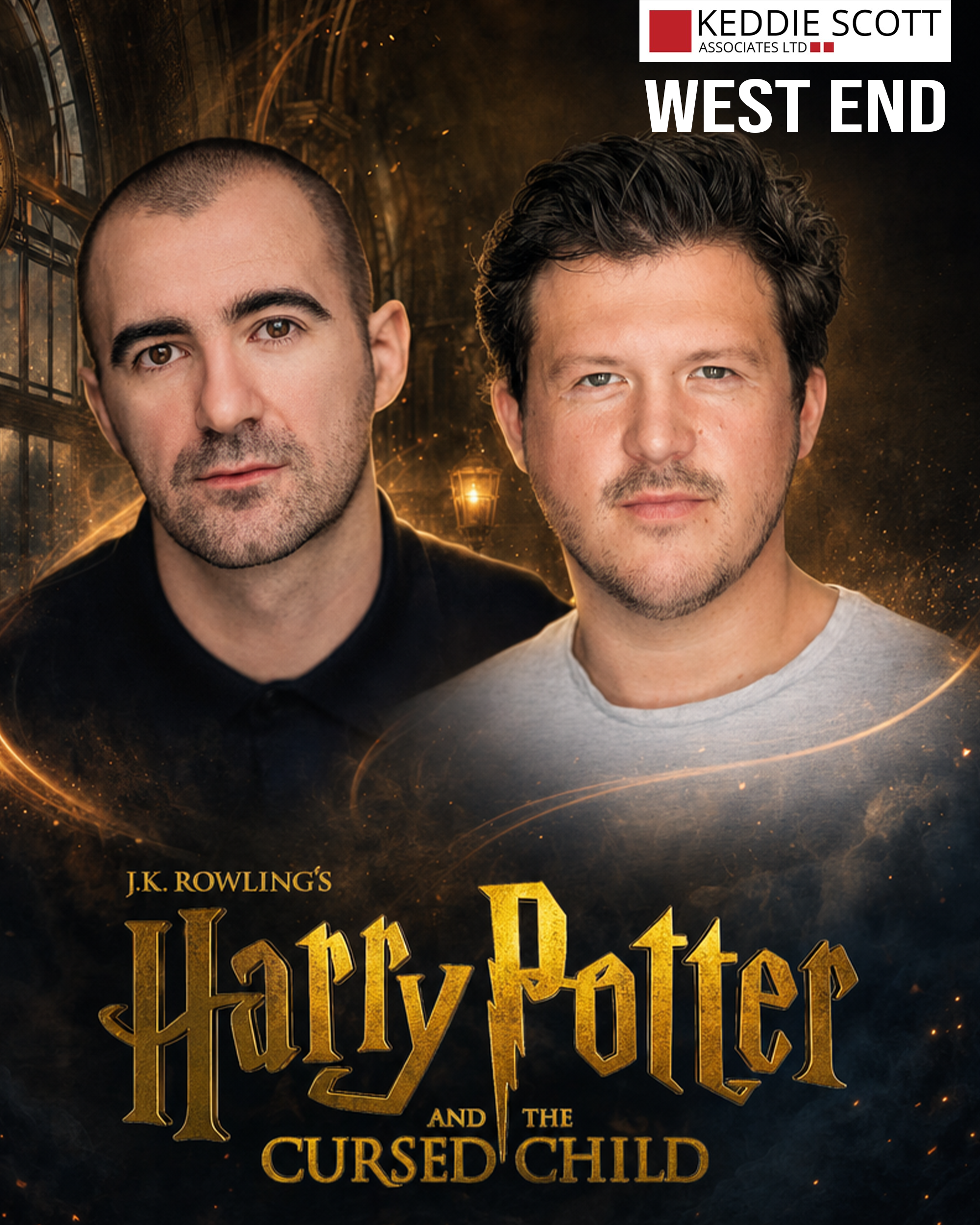 Callum Tempest and Alex Tomkins join the reimagined Harry Potter and the Cursed Child at the Palace Theatre