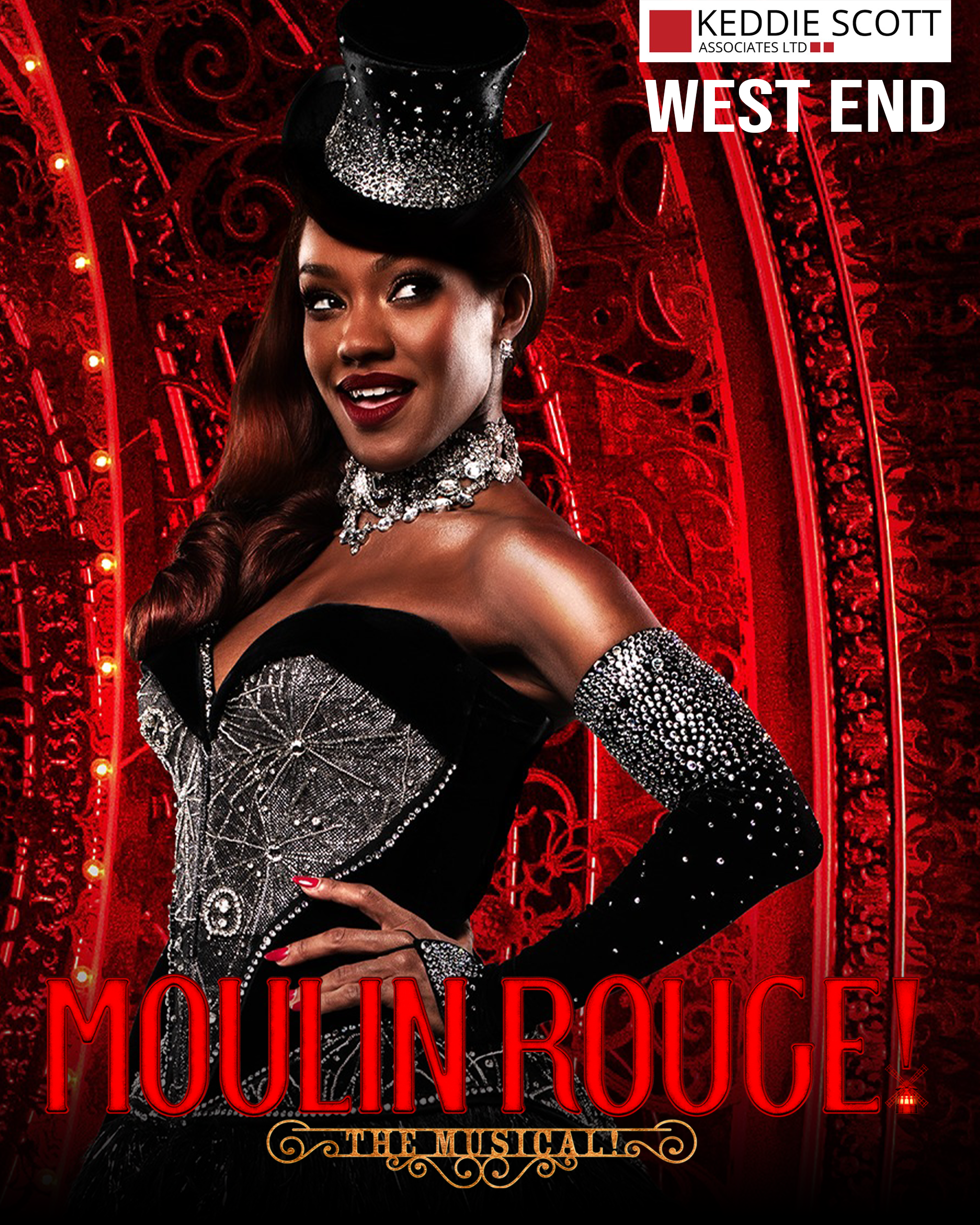 Karis Anderson returns as Satine in Moulin Rouge! The Musical at the Piccadilly Theatre