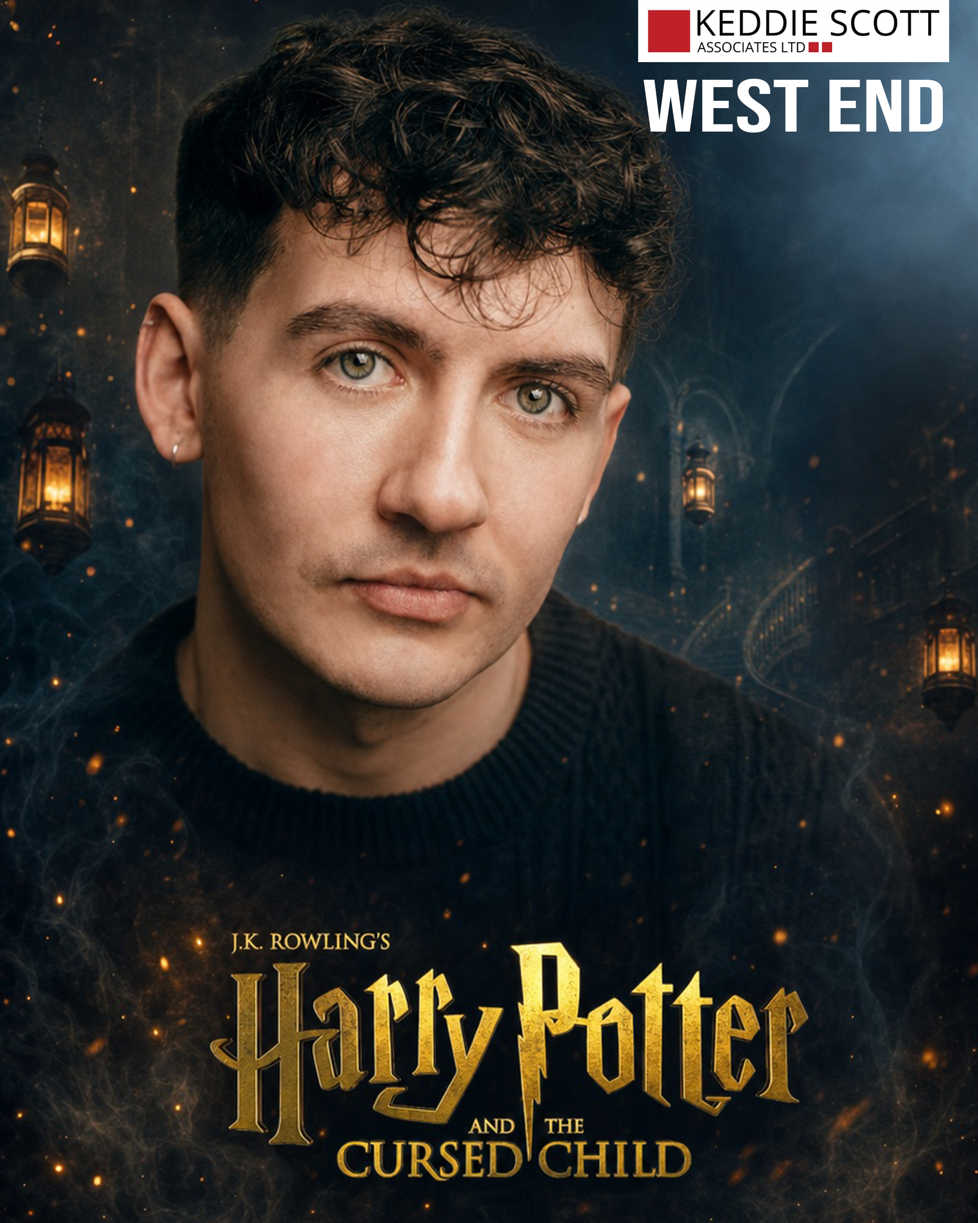 Conor Quinn joins Harry Potter and the Cursed Child in the West End as James Potter and Cedric Diggory