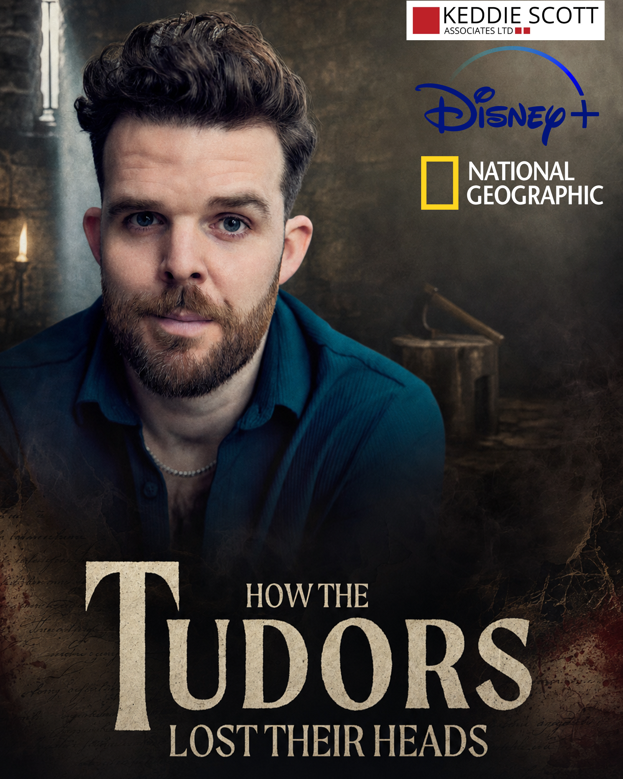 Hadley Smith stars as Robert Devereux in How the Tudors Lost Their Heads