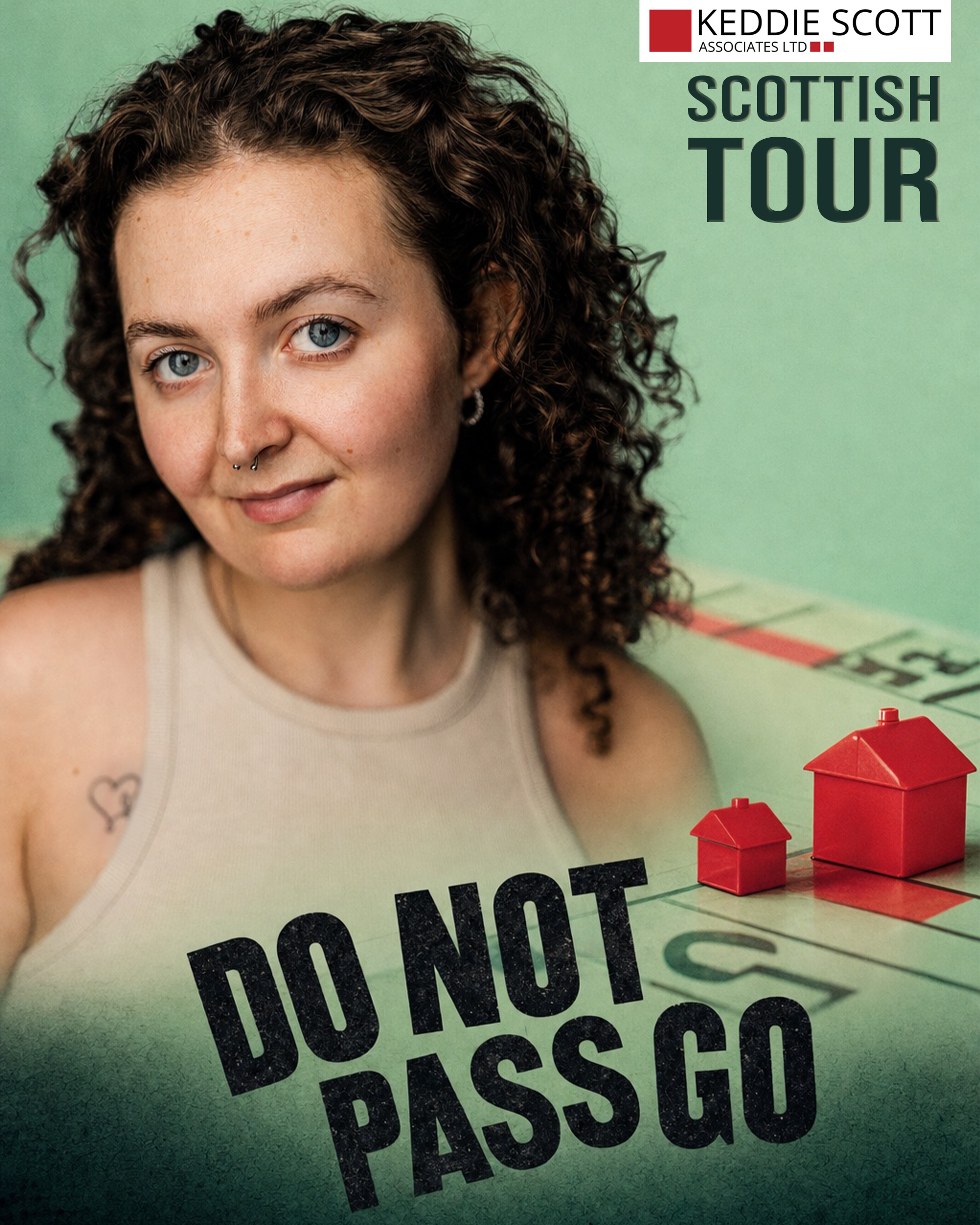 Amy Helena joins the cast of Do Not Pass Go on its Scottish tour
