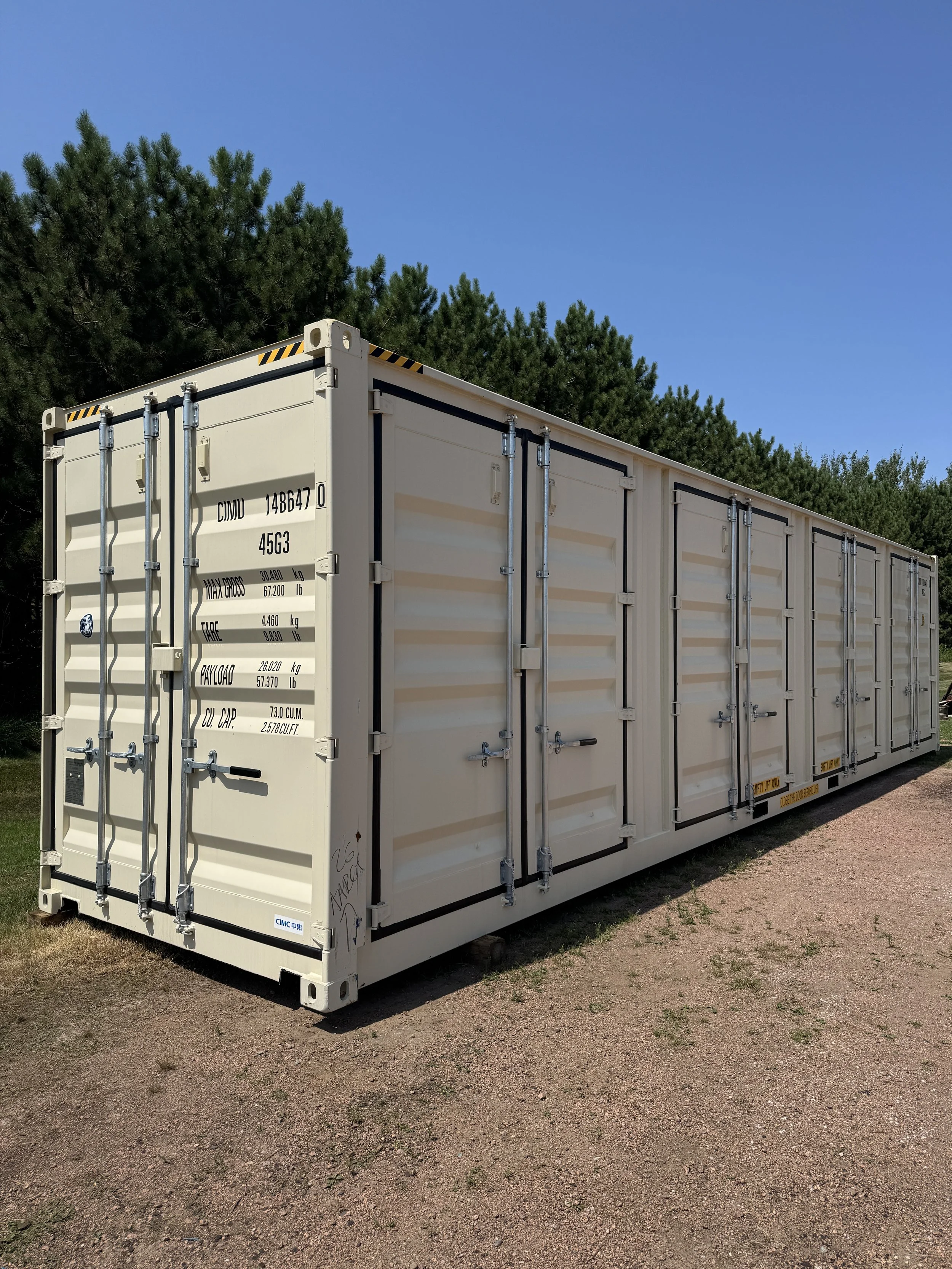 40' New/One Trip High Cube with Side Doors