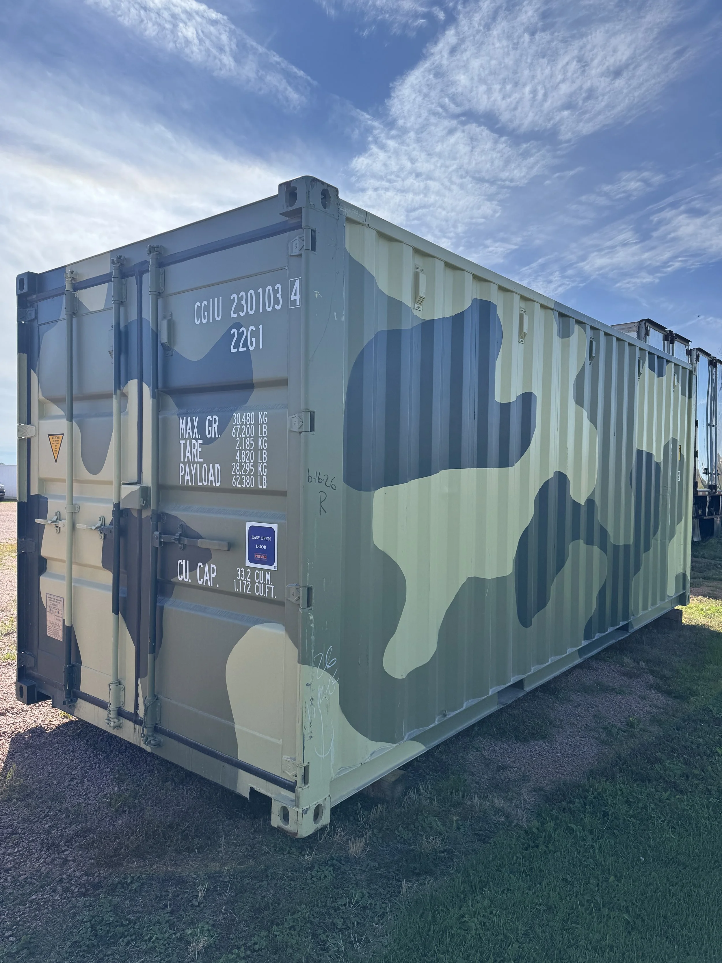 20' New/One Trip Shipping Container- Camo