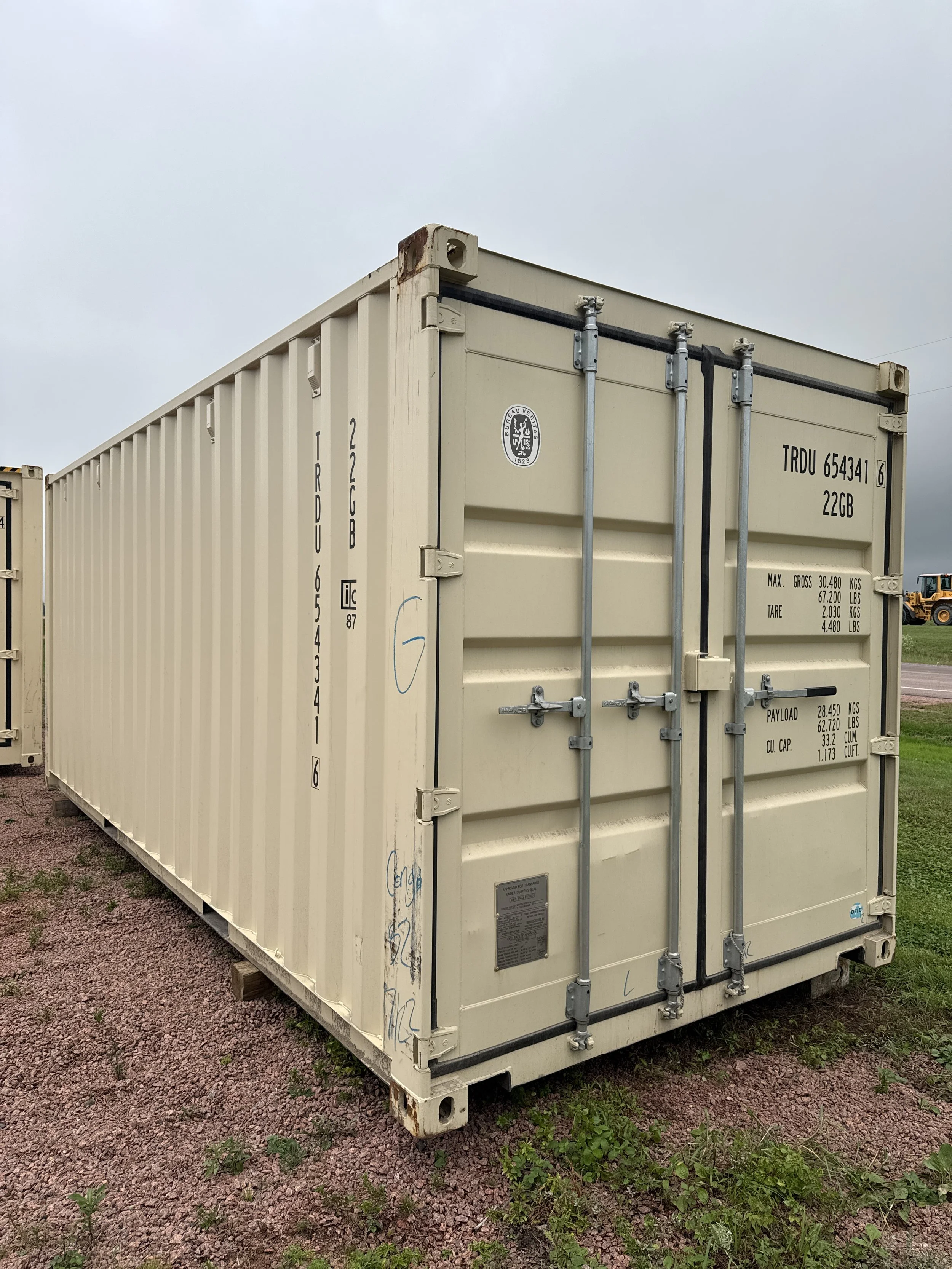 20' New/One Trip Shipping Container- Beige