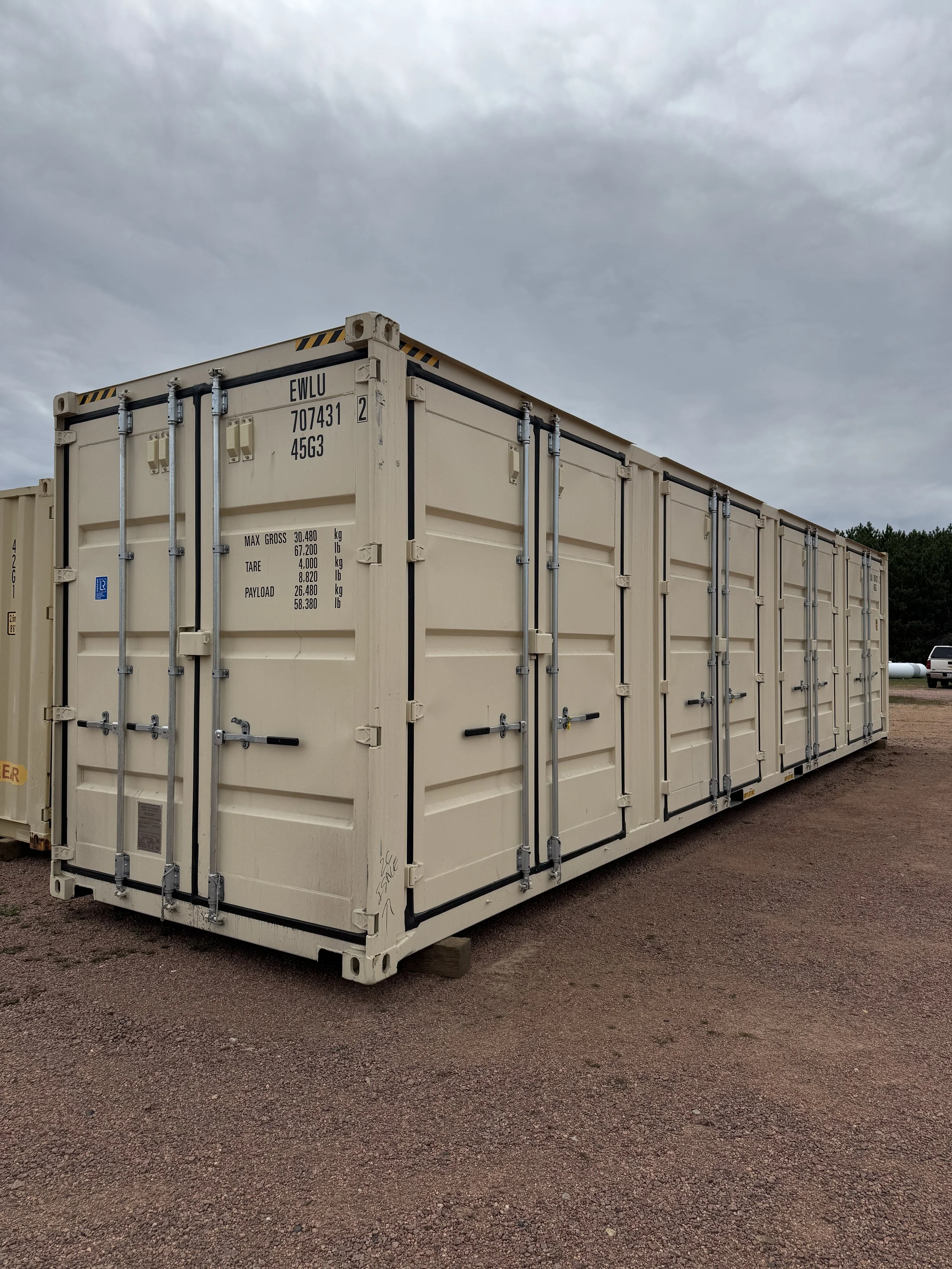 40' New/One Trip High Cube with Side Doors