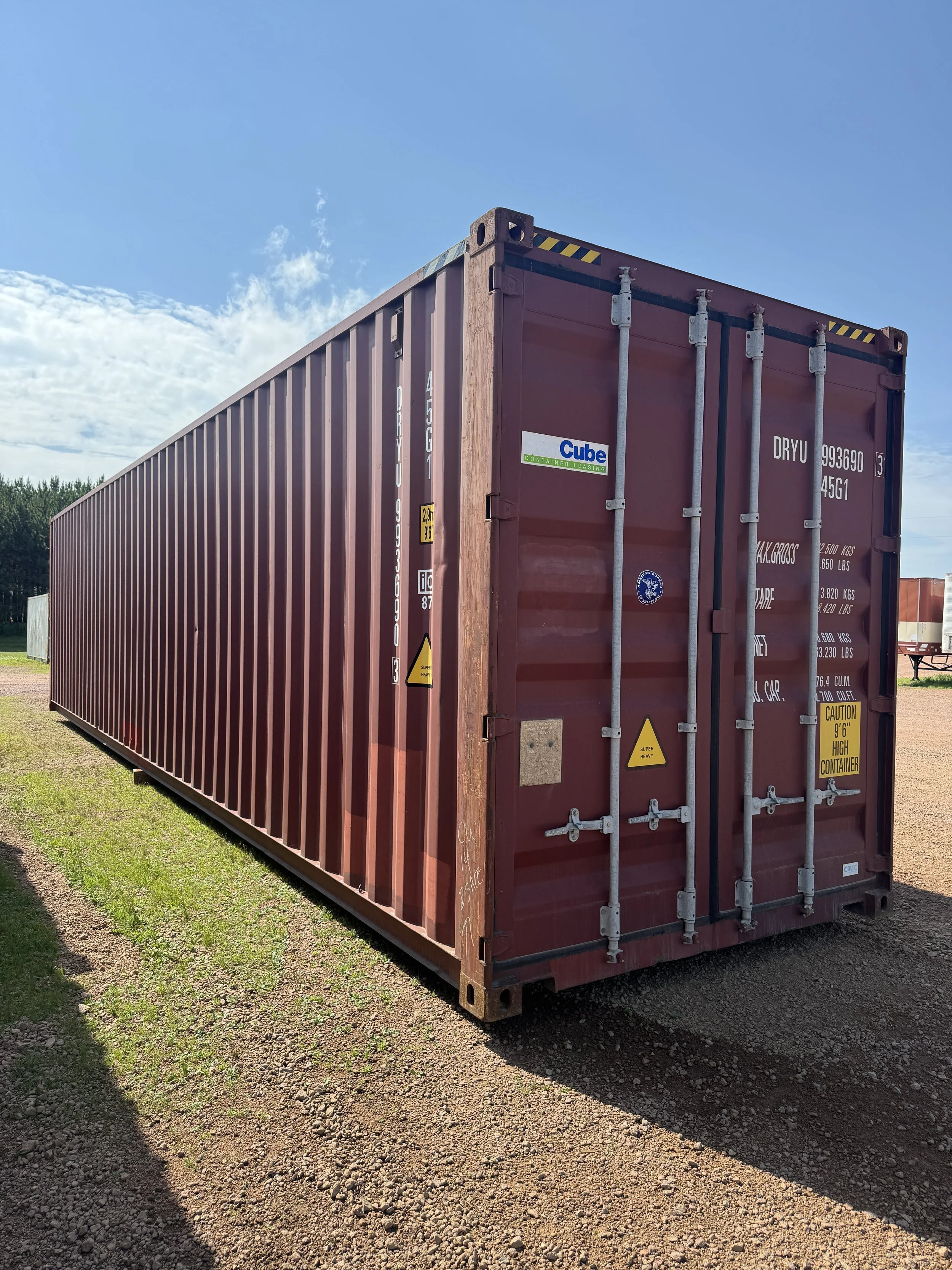 40' Used HC Cargo-worthy Shipping Container