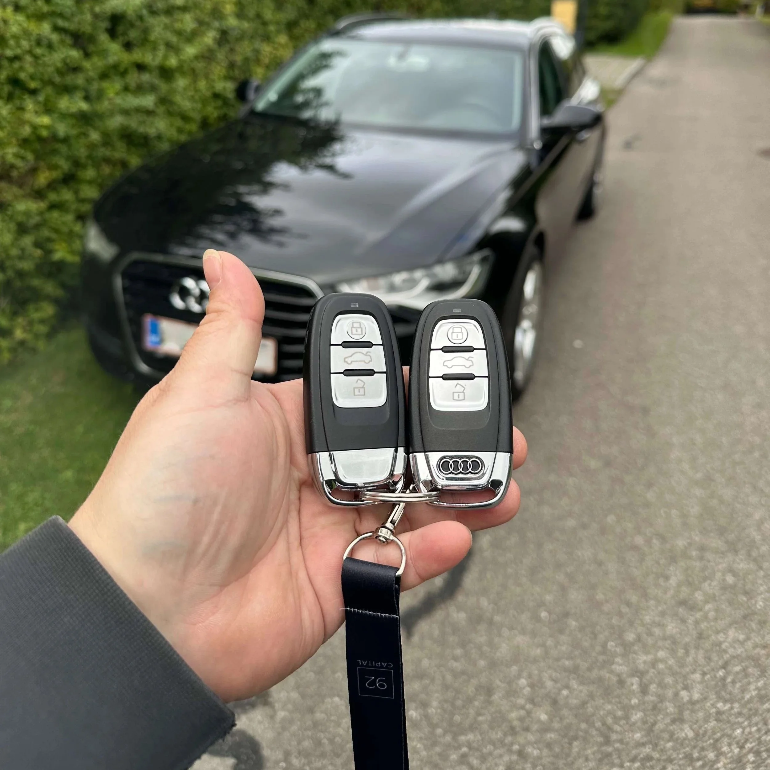 audi keyless bilnoegler programmering erstatning