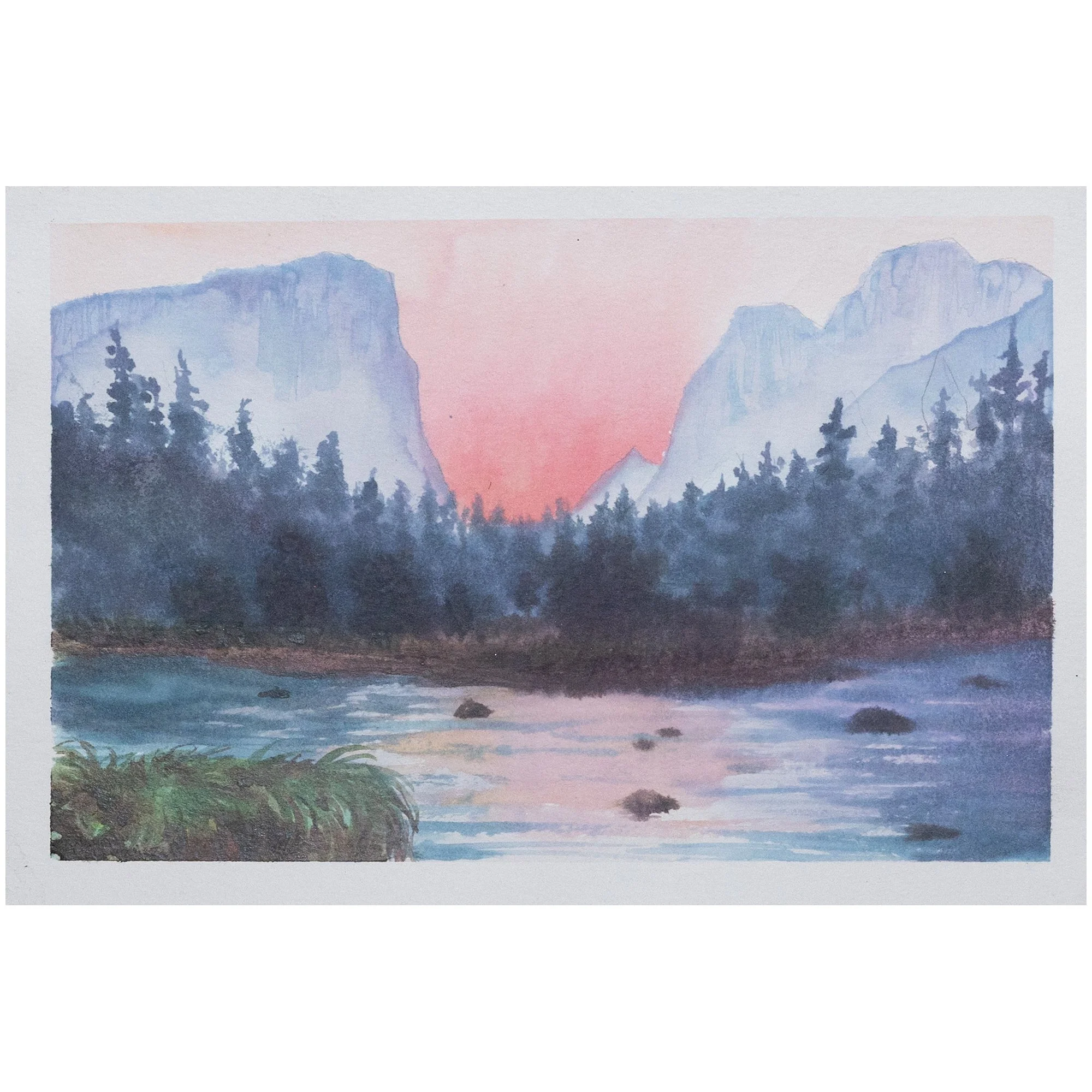 Mountain Sunset Landscape