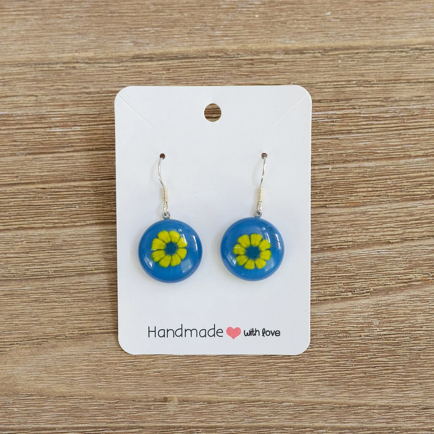 glass earrings