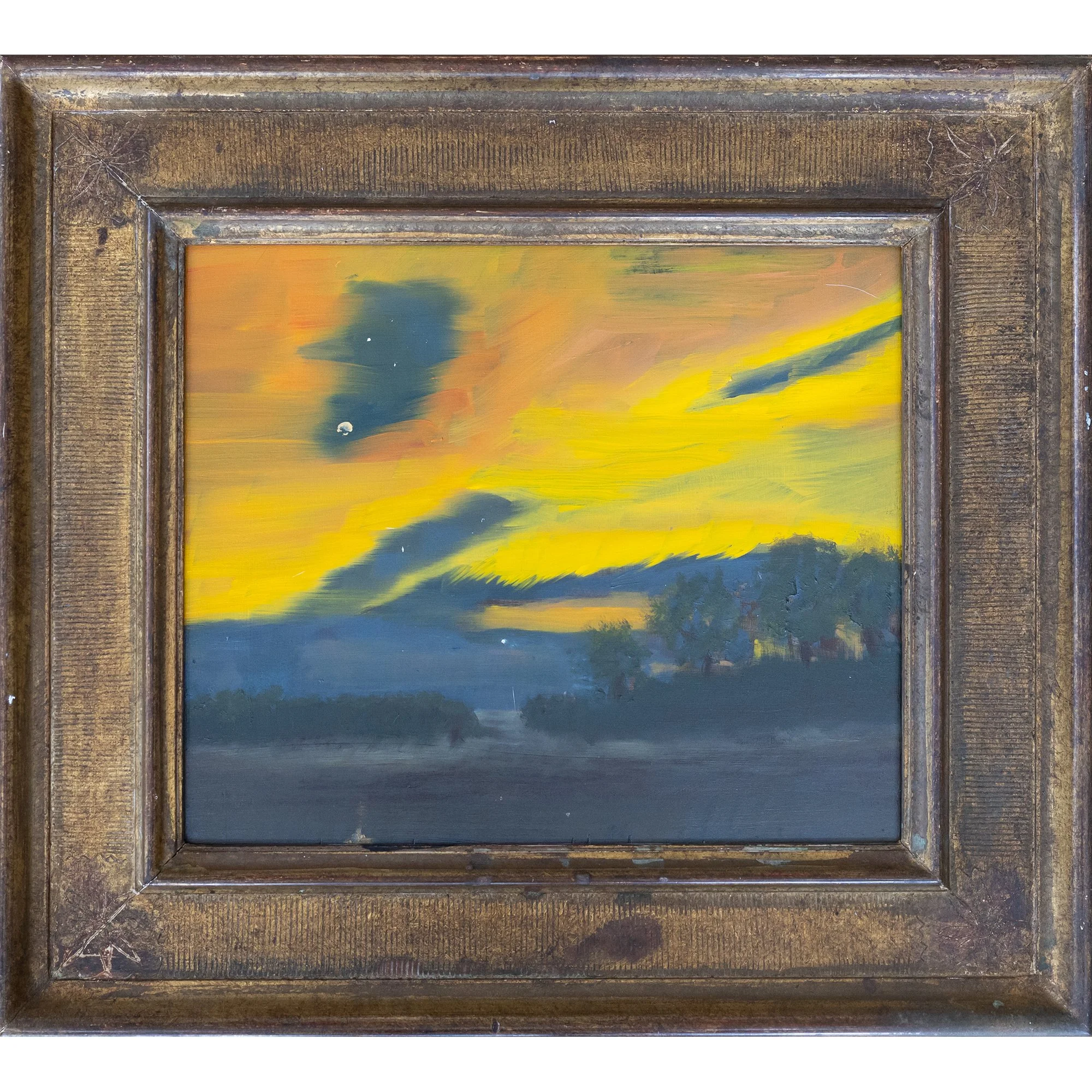 Golden Sunset 2 with Antique Delfino Frame a.jpg