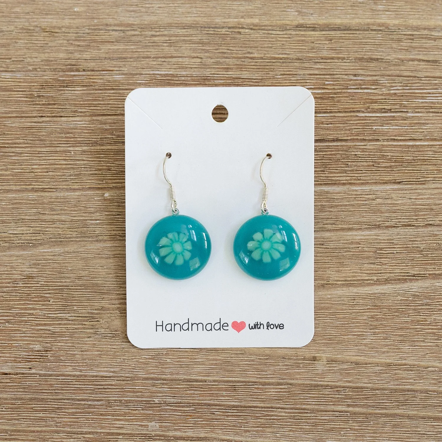 glass earrings