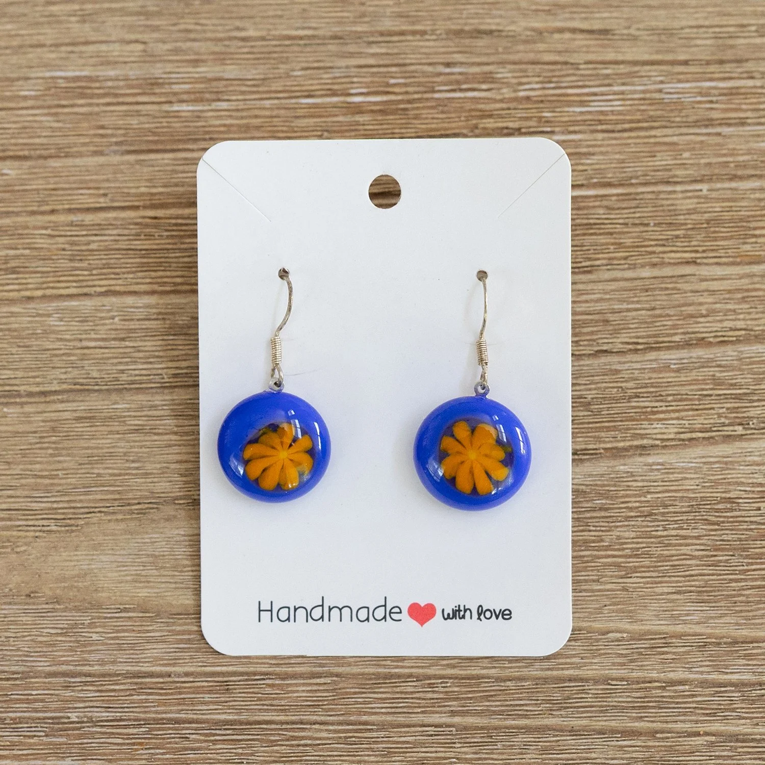 glass earrings