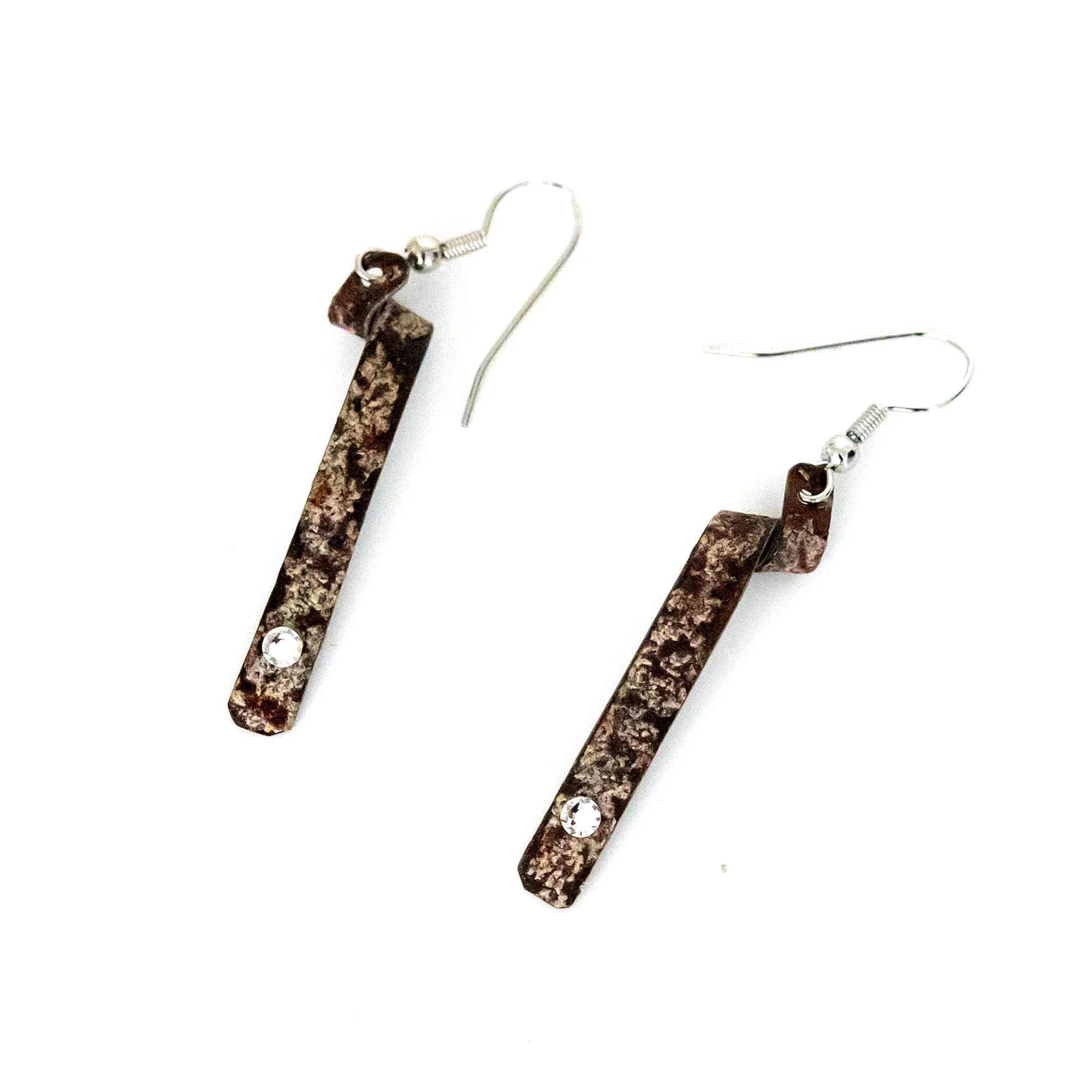 Crystal Twist Drops earrings