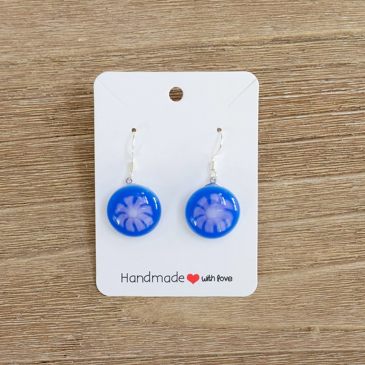 glass earrings