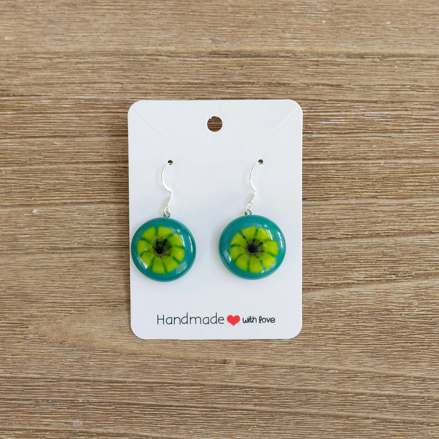 glass earrings