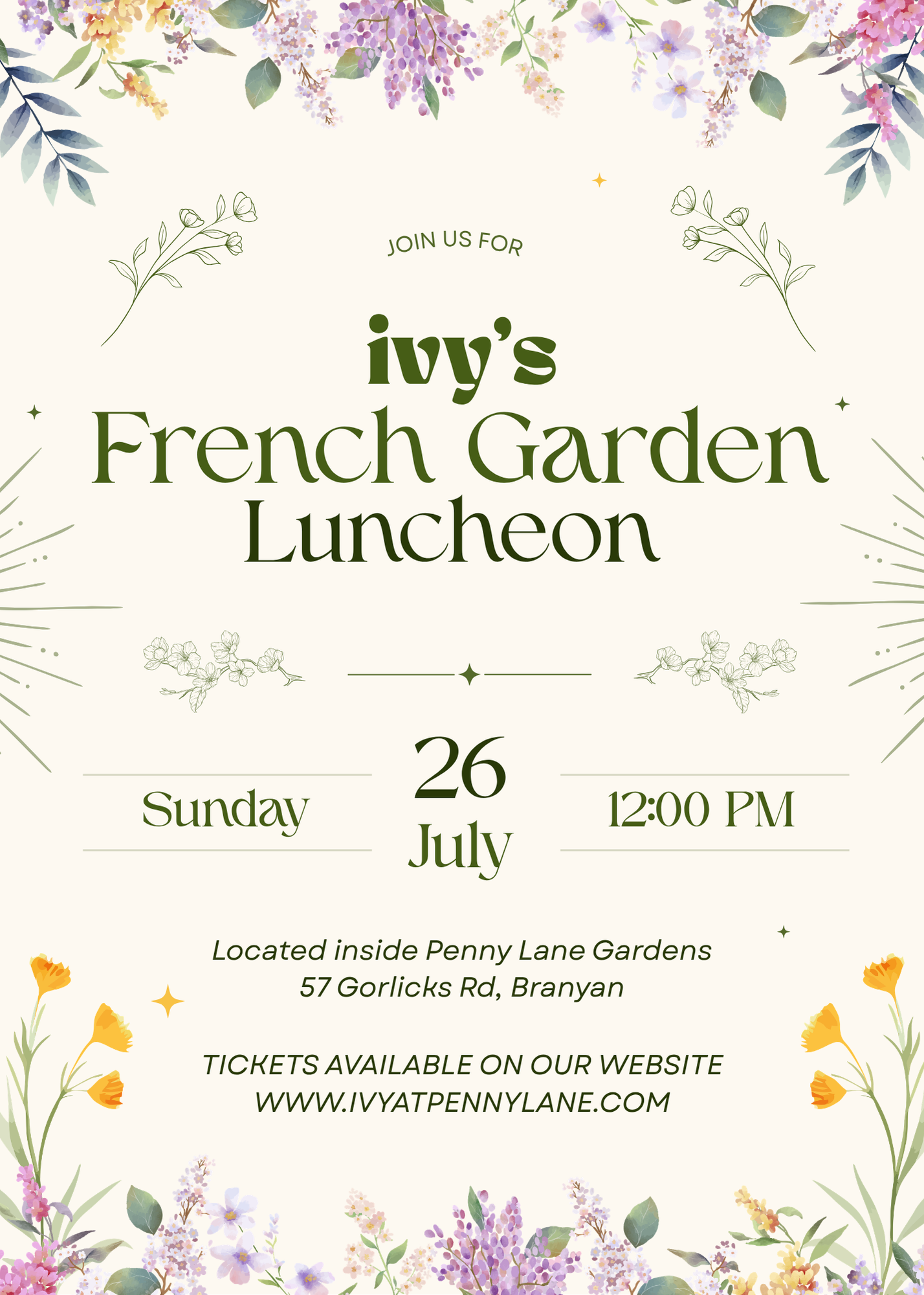French Garden Luncheon