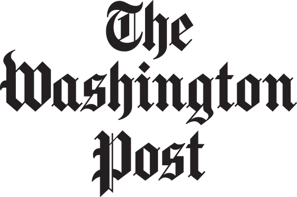 Black and white Washington Post logo.