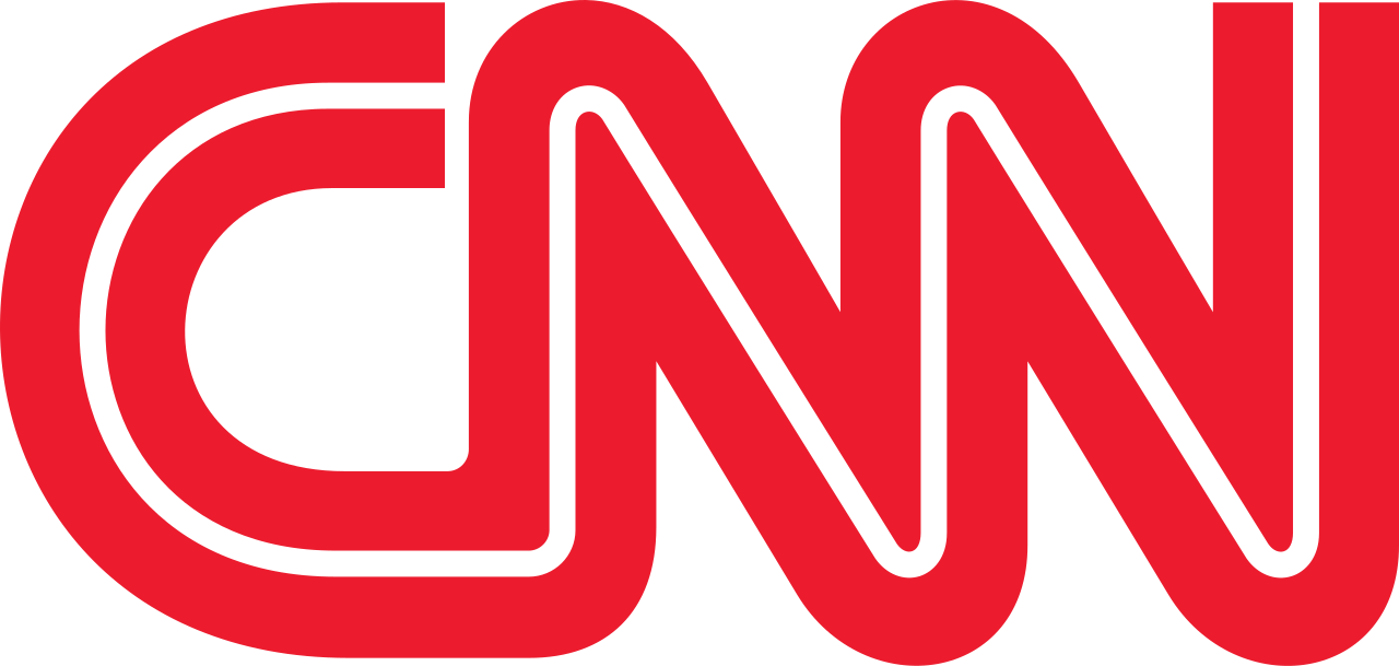 CNN logo in red and black.