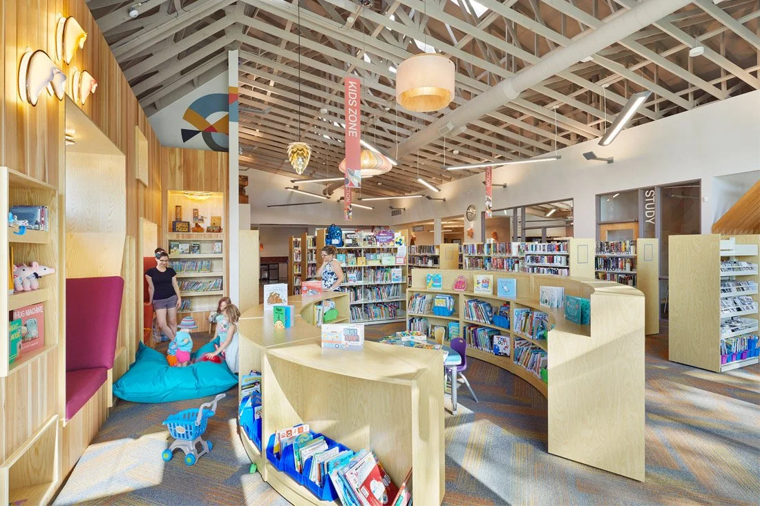 Cayuga Library -  inside the library