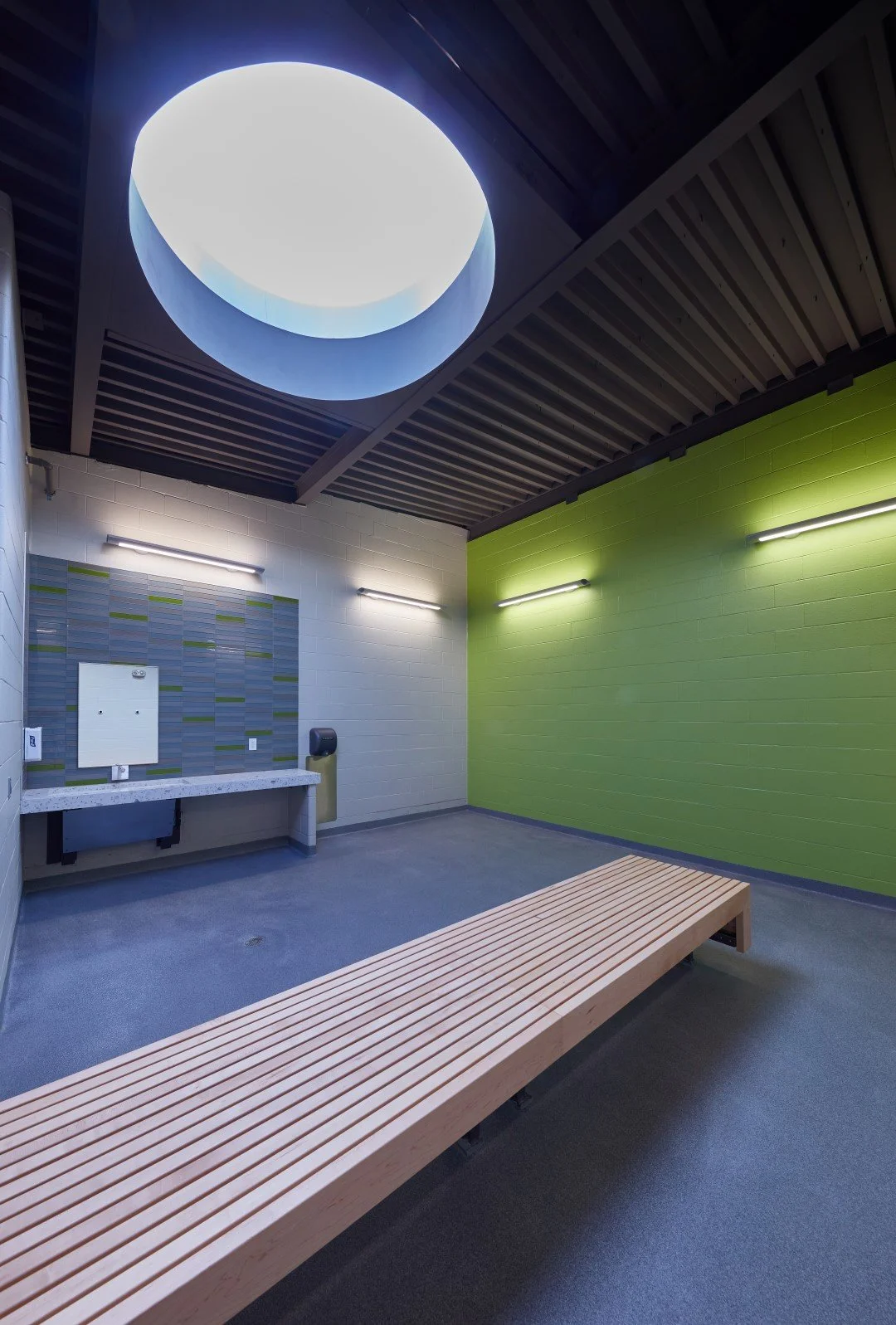 North Park Fieldhouse - interior