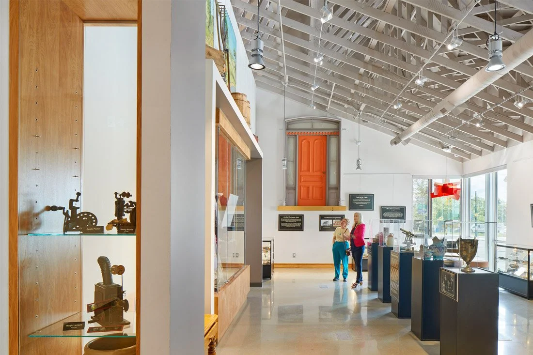 Cayuga Library -  inside the library