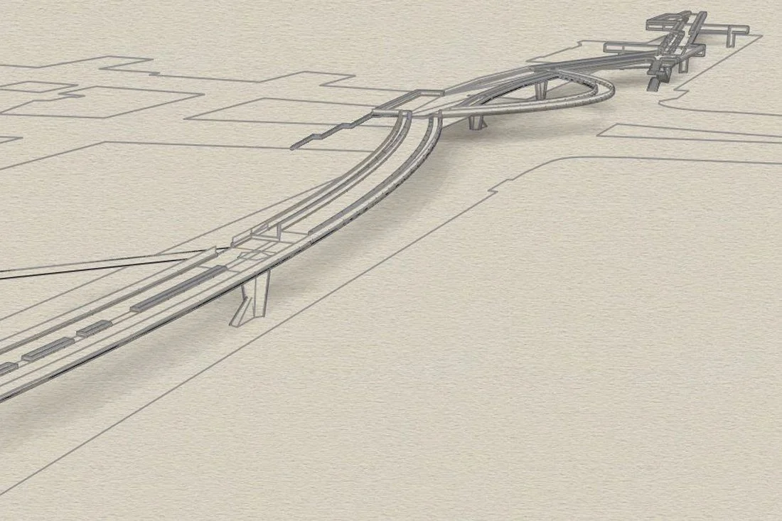 New York High Line - sketch 3