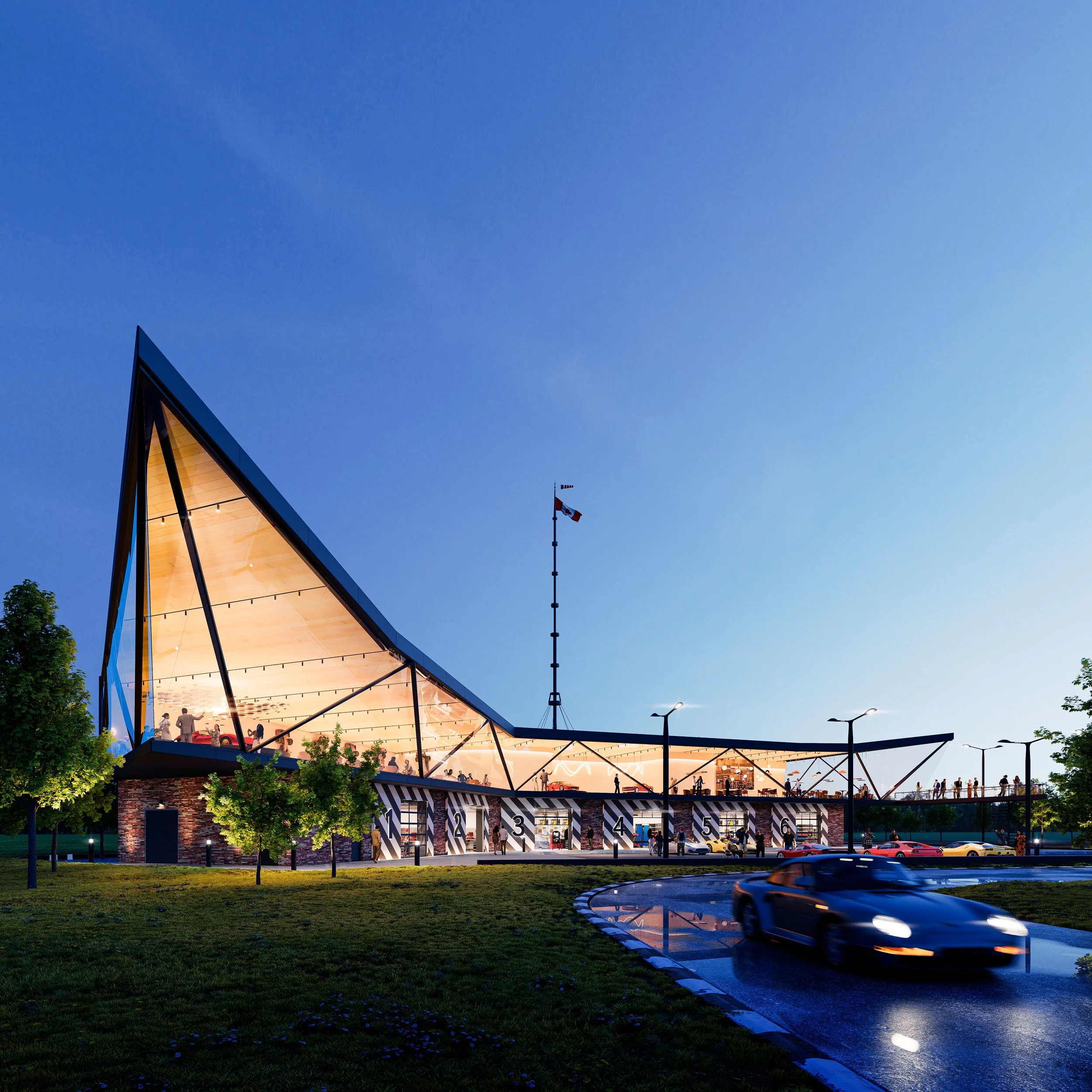 Toronto Motorsports Park VIP Building