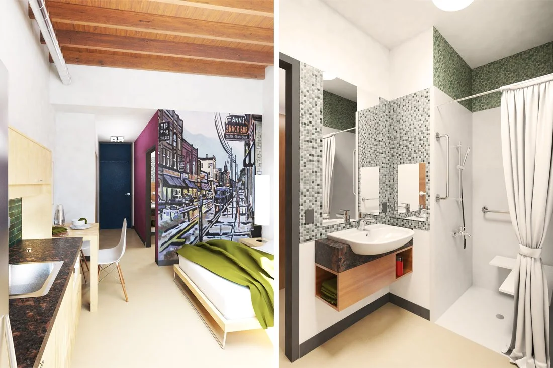 Railway City Lofts - Collage