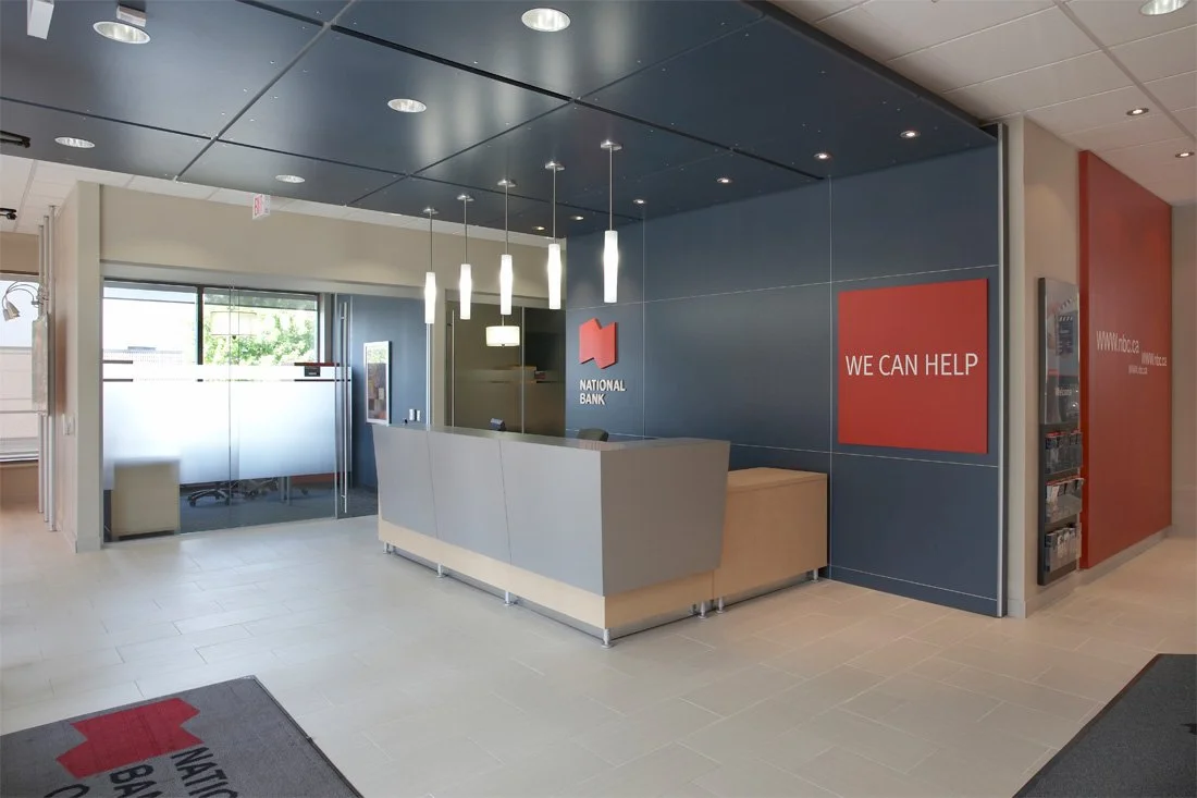 New branch interiors